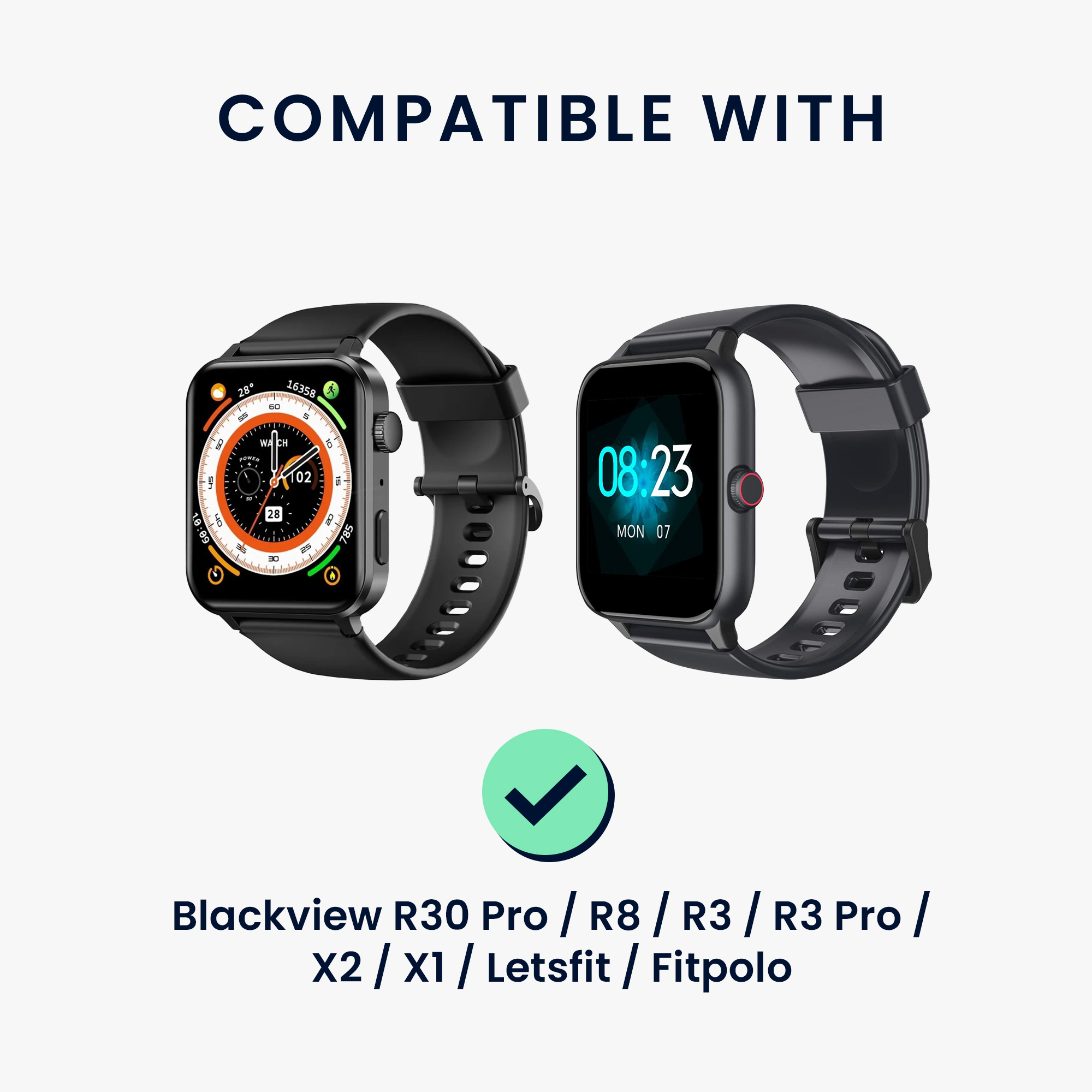 USB nabíjecí kabel chytré hodinky Blackview R30 Pro náhradní kwmobile