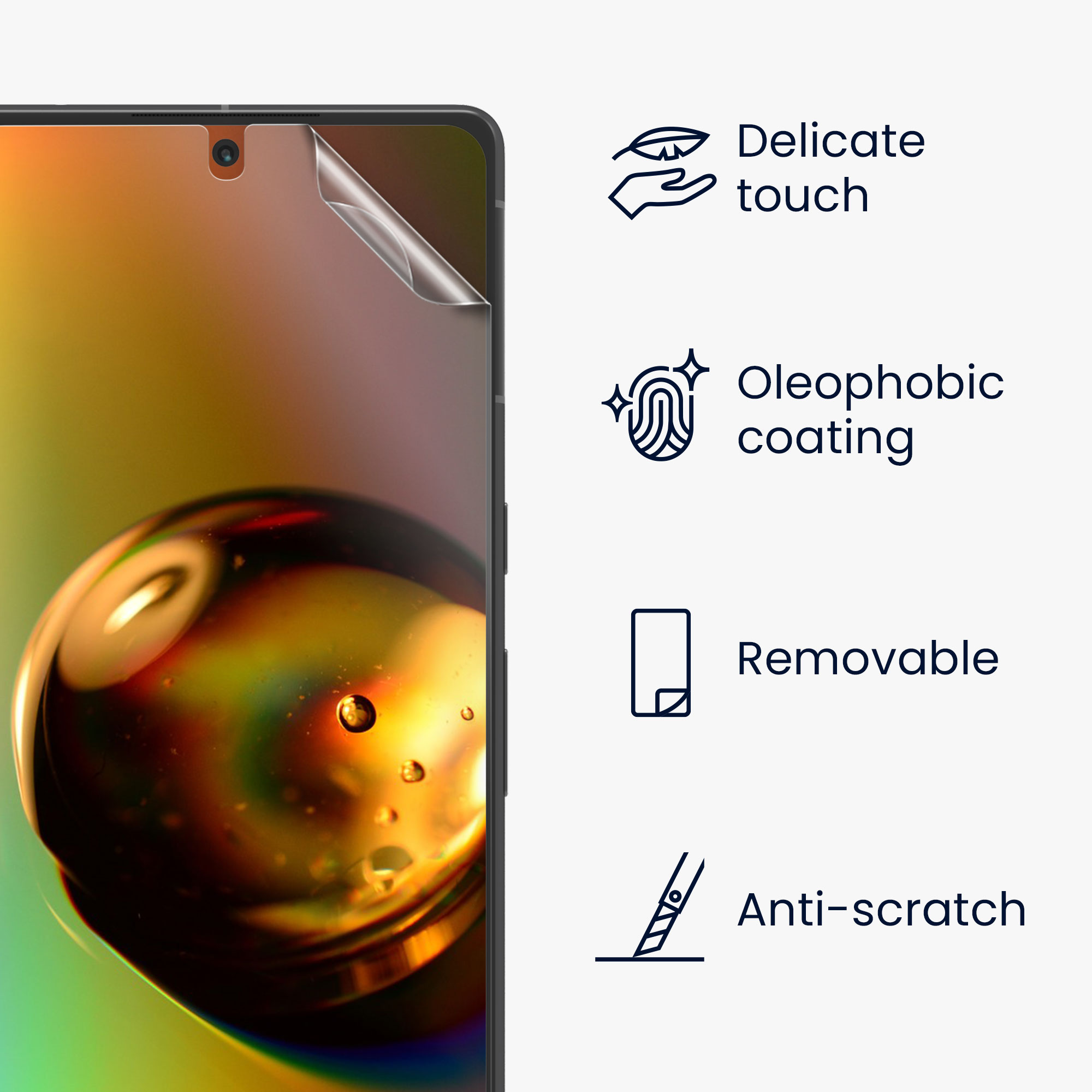 Silikonový kryt kwmobile pro Google Pixel 7 - 6x ultra-clear transparent phone films
