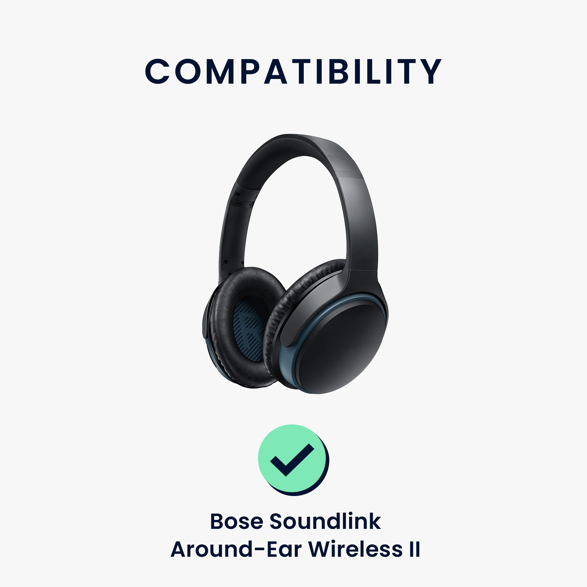 Náušníky na sluchátka 2 ks Bose Soundlink Around kwmobile - béžová