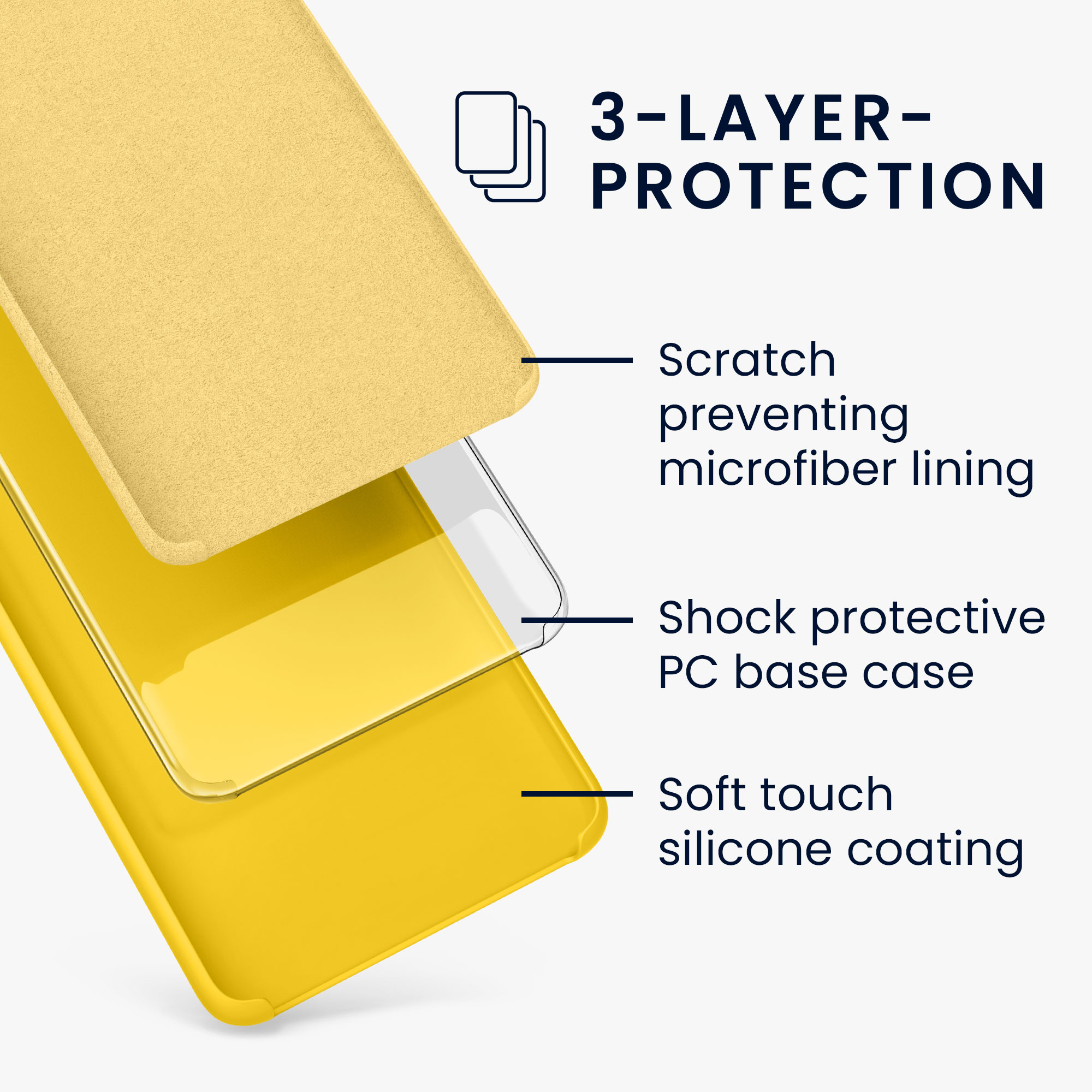 TPU kryt kwmobile Google Pixel 7 Pro - zářivě žlutý