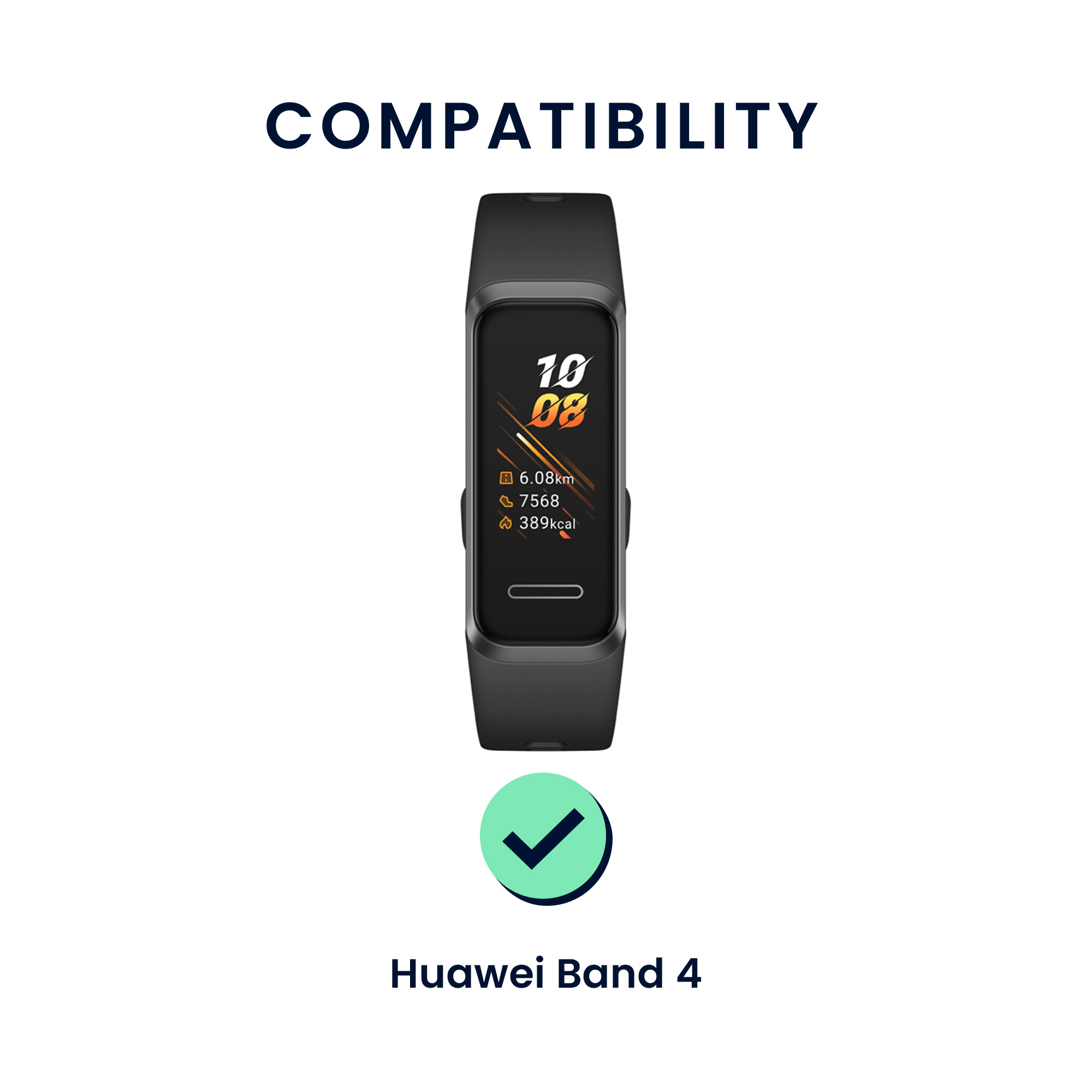Sada řemínků na chytré hodinky Huawei Band 4 2 ks vínové