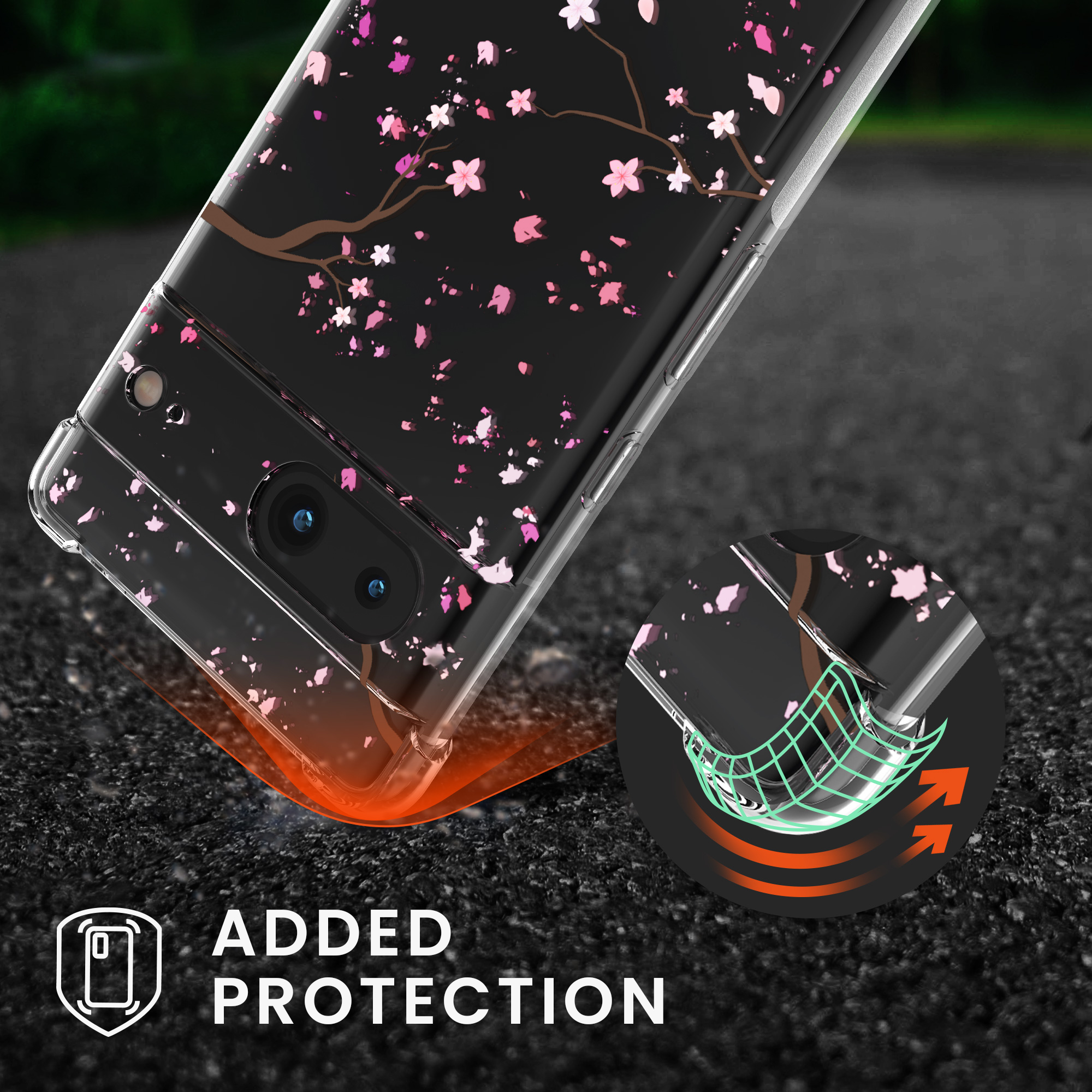 Crossbody kryt kwmobile pro Google Pixel 7 - tmavě hnědá