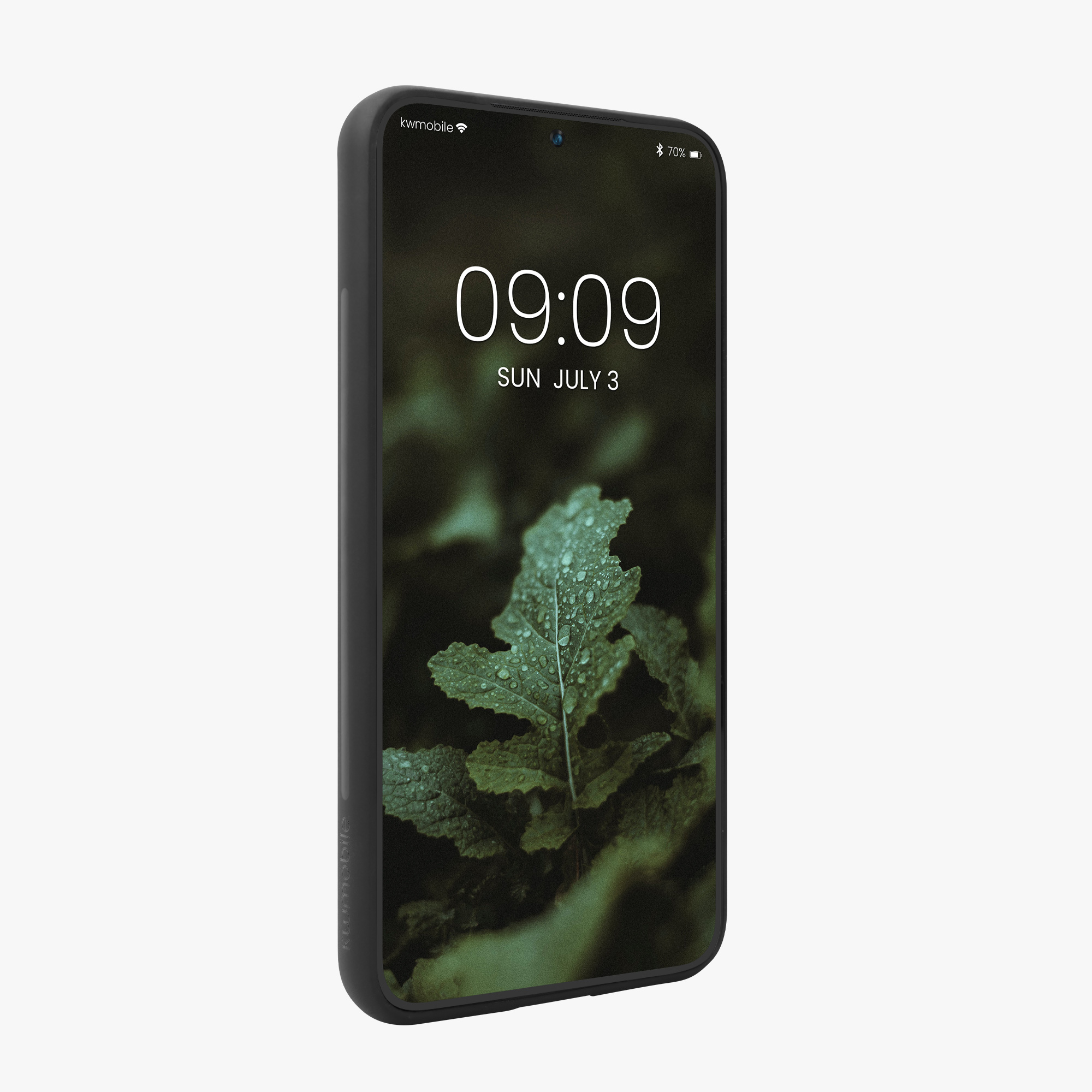 Dřevěný kryt na mobil Galaxy S23 kwmobile tmavě hnědý