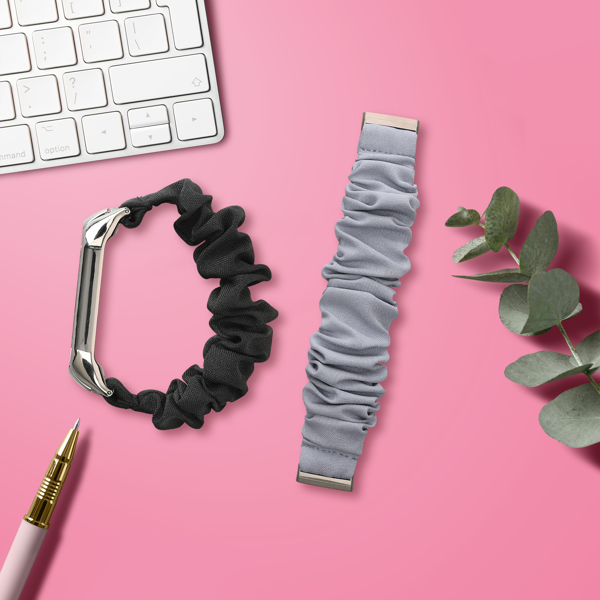 Řemínek kwmobile pro Fitbit Versa 4 / Sense 2 / Versa 3 / Sense - modrošedá
