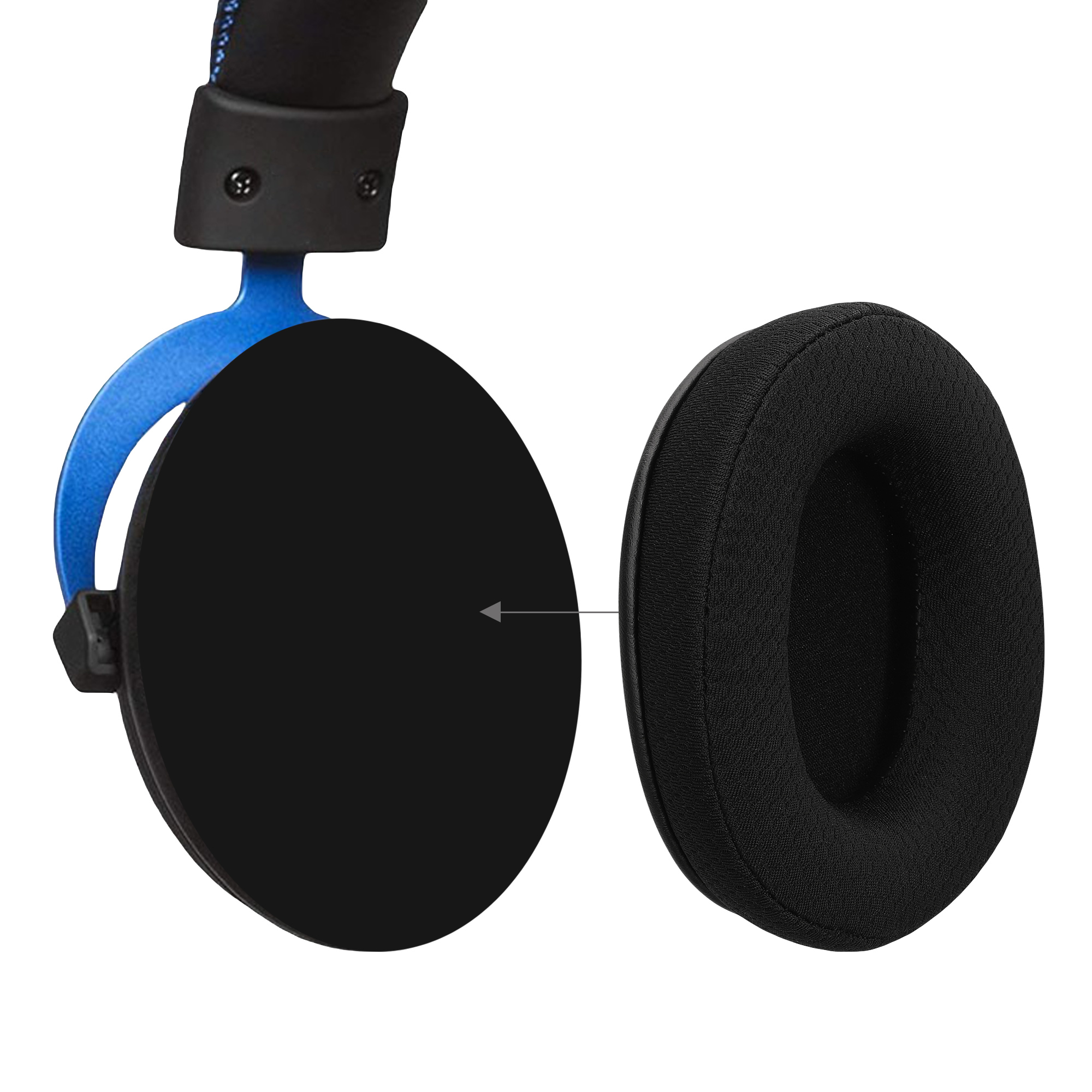 2x Náušníky na sluchátka kwmobile pro Kingston HyperX Cloud Alpha S Ear Pads - černá