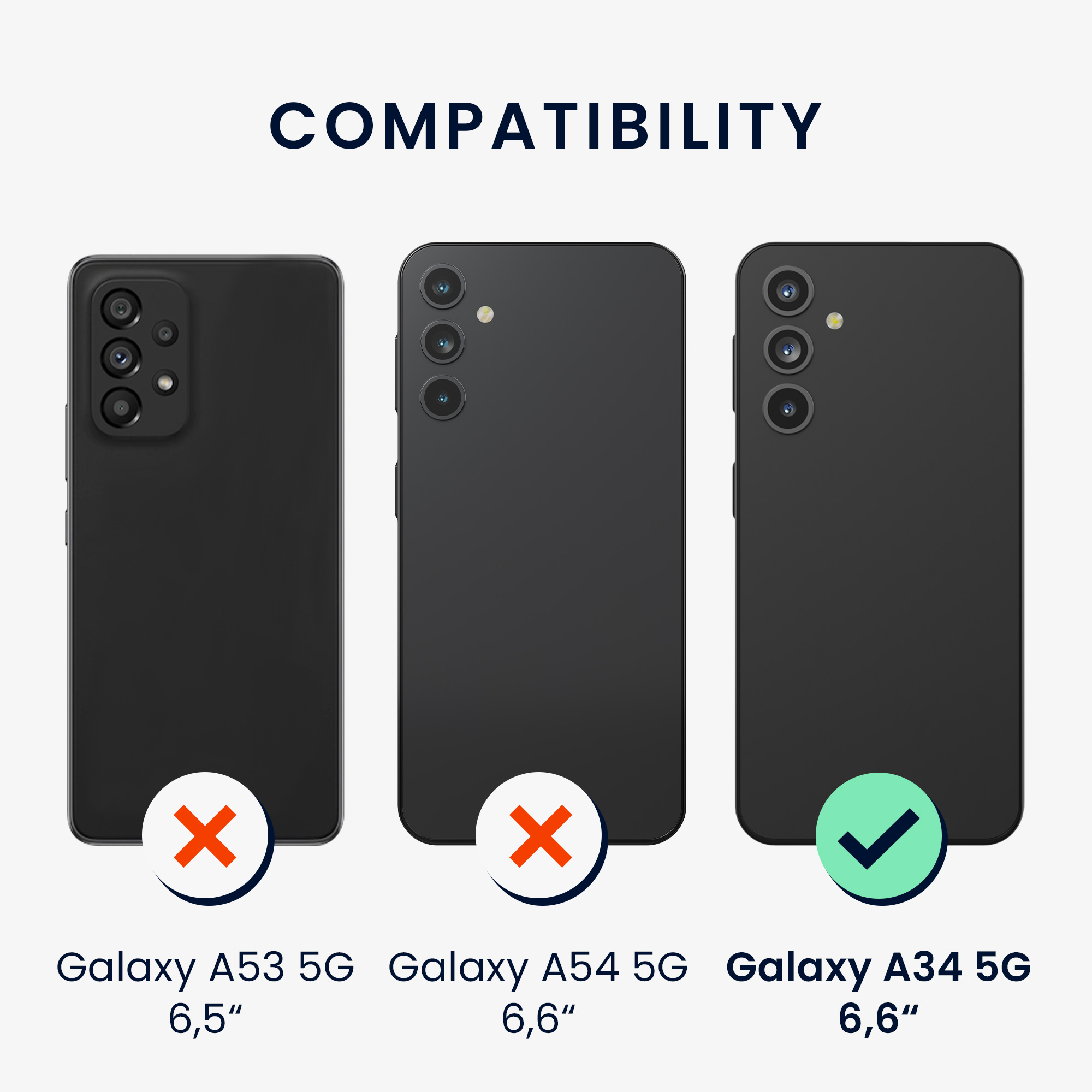 Matný kryt na mobil Samsung Galaxy A34 5G kwmobile matně krémový