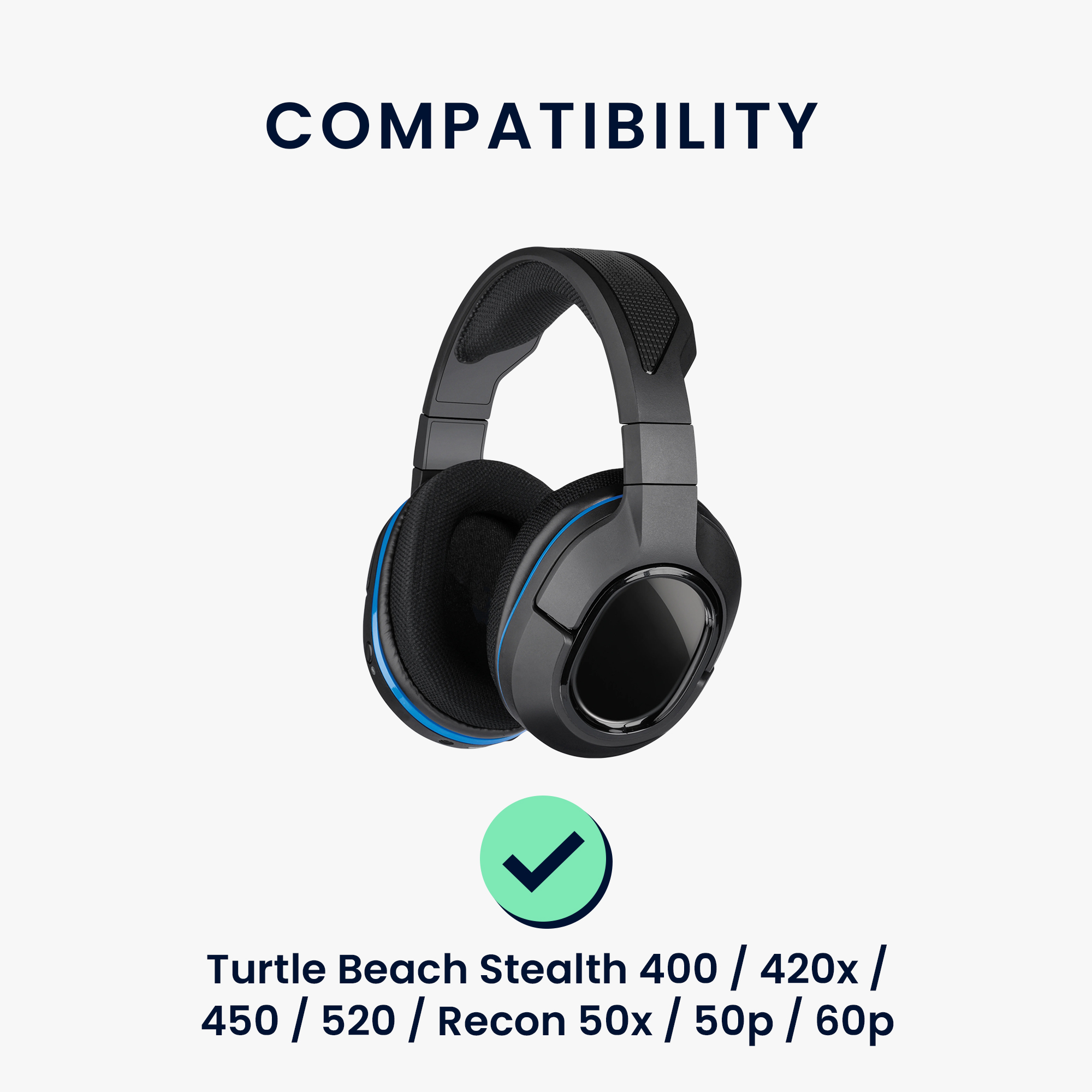 Mikrofon pro Turtle Beach Stealth 400 / 420x / 450 / 520 / Recon 50x / 50p / 60p kwmobile - černá