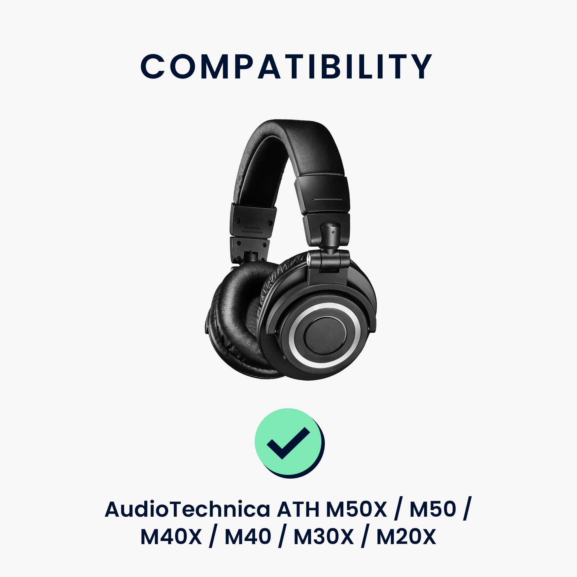 Chránič náhlavního mostu pro AudioTechnica ATH M50X / M50 / M40X / M40 / M30X / M20X kwmobile se zipem neoprenové - černá