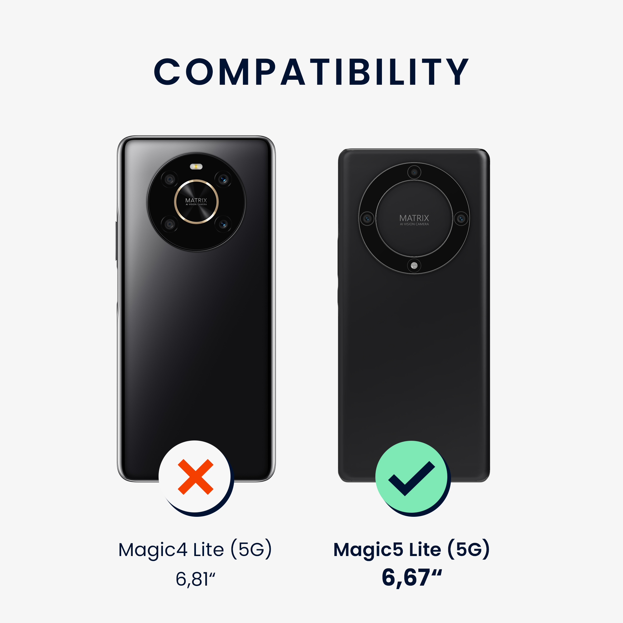 Pouzdro na mobil - Honor Magic5 Lite 5G Case - kwmobile