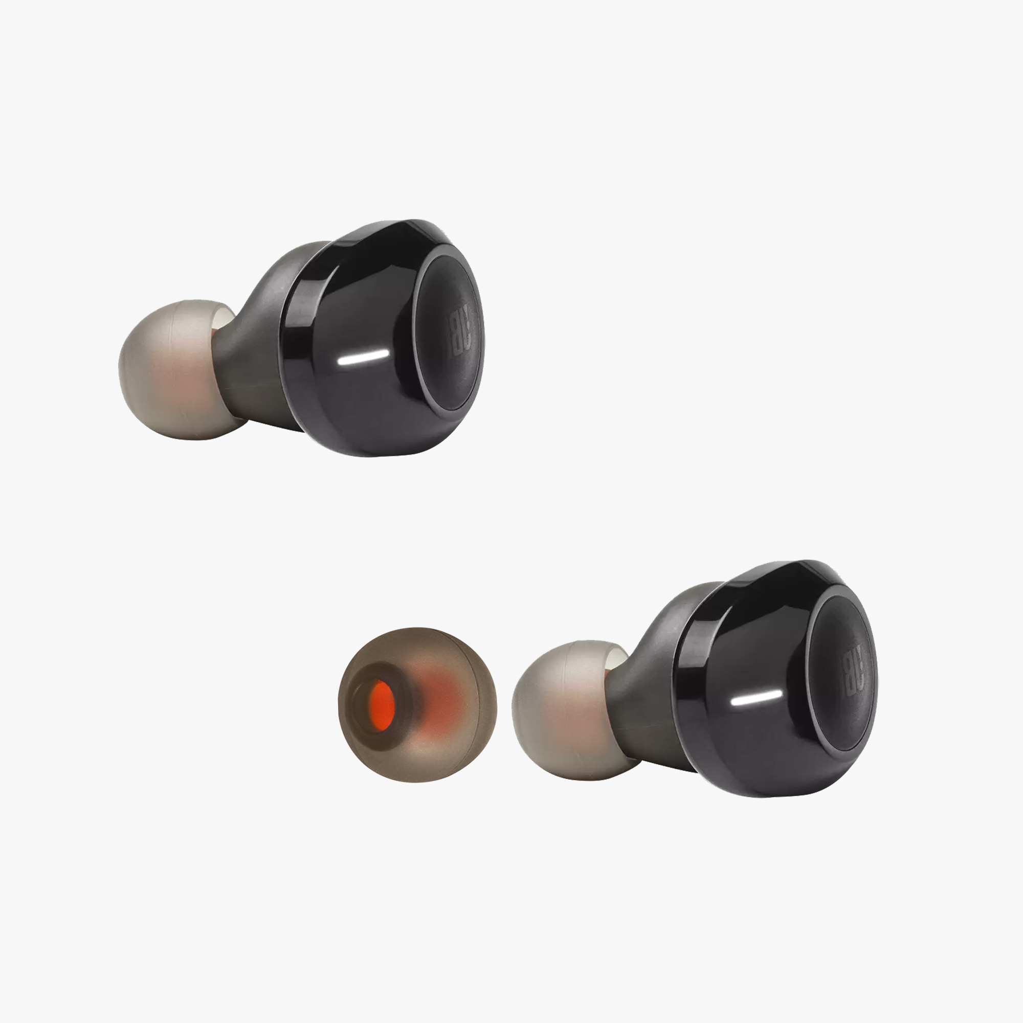 6 ks Silikonové nástavce do sluchátek JBL Tune 120TWS / T125TWS kwmobile - světle šedá