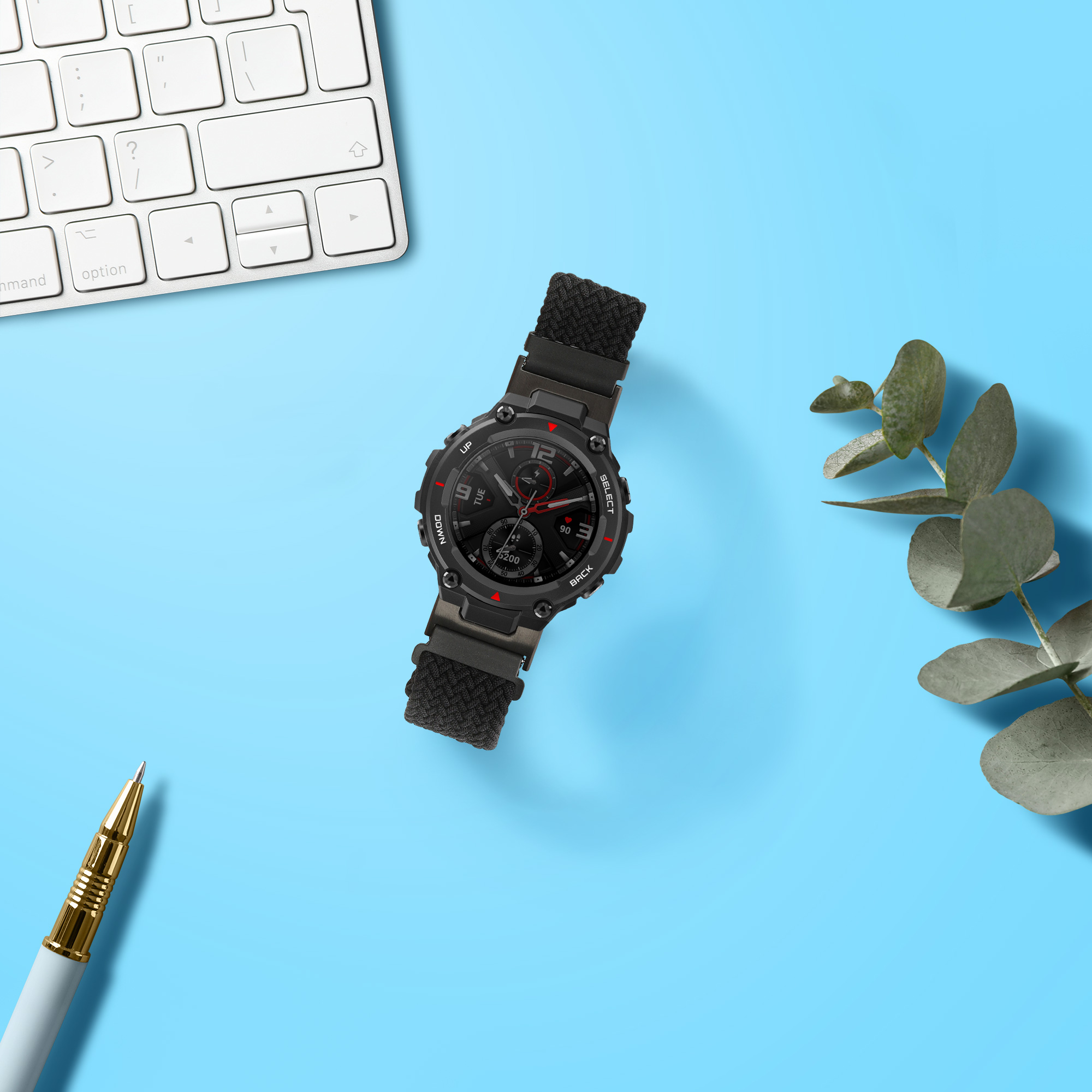 Řemínek pro Huami Amazfit T-Rex / T-Rex Pro kwmobile - černá