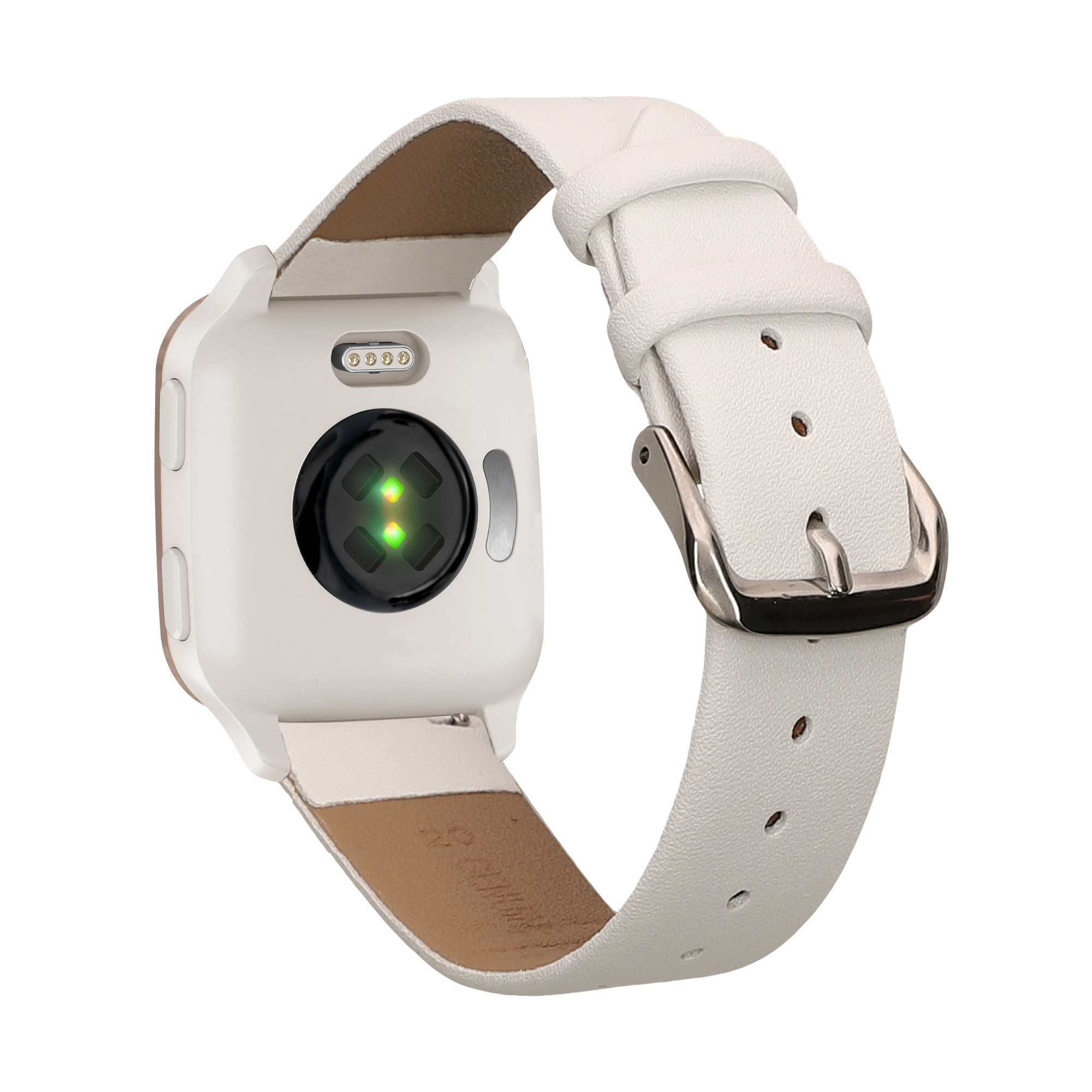 Řemínek kwmobile pro Garmin Venu Sq 2 Music / Sq 2 / Vivoactive 6 / Vivoactive 5 - bílá