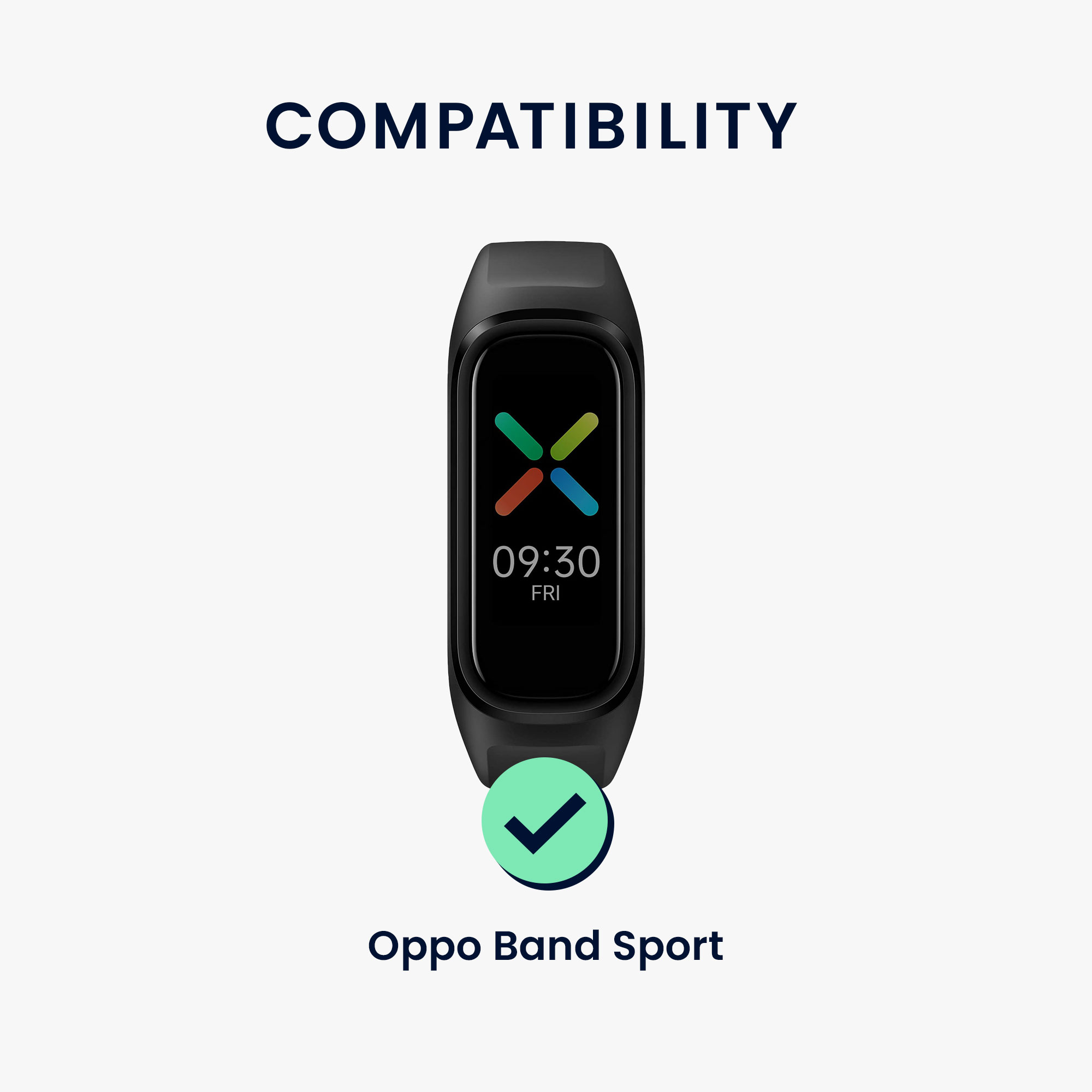 Sada řemínků pro Oppo Band Sport kwmobile silikonové - více barev