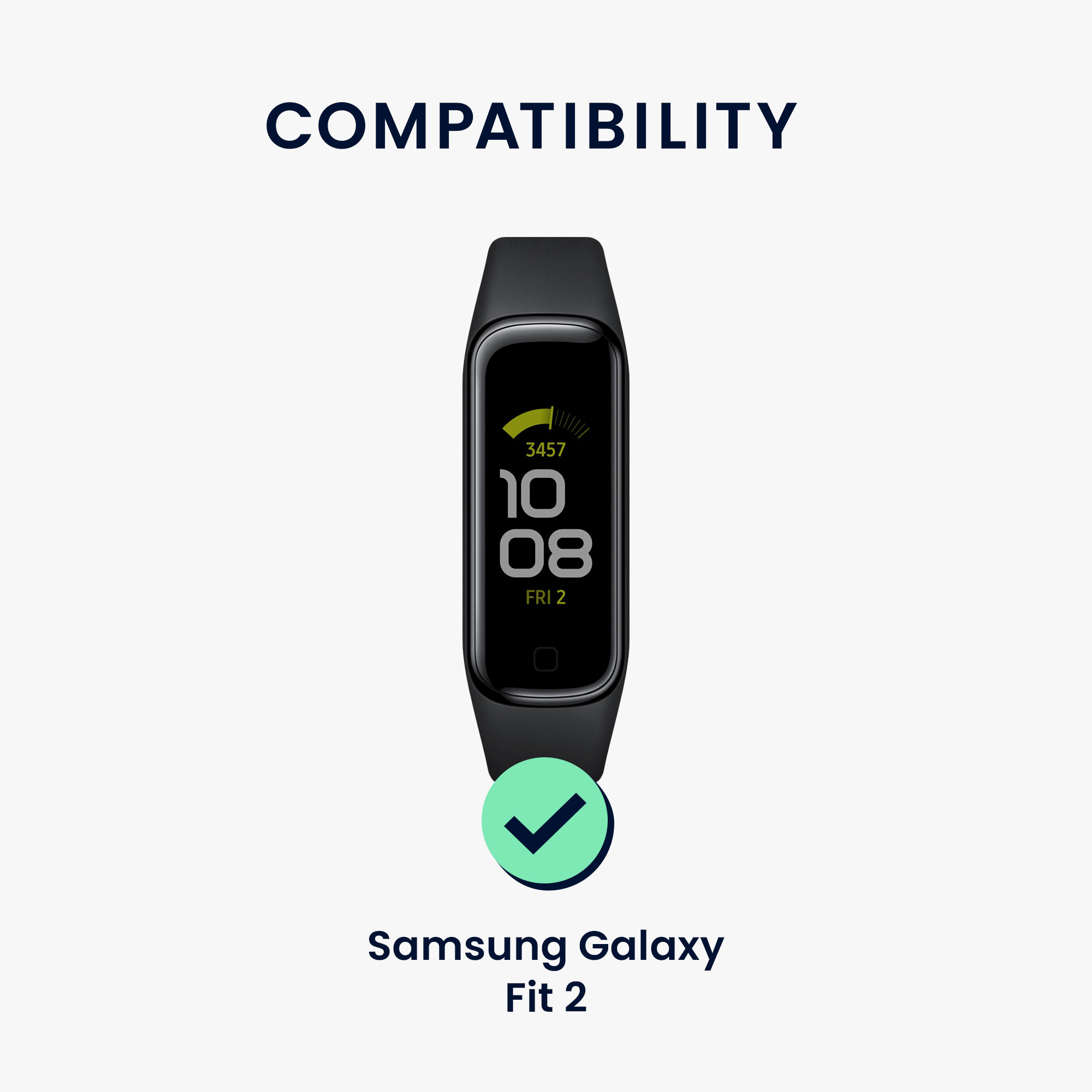 Sada řemínků na chytré hodinky Samsung Galaxy Fit 2 kwmobile 8 ks vícebarevný