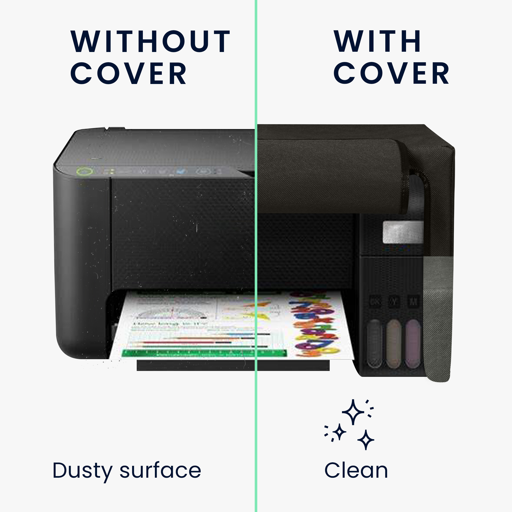 Ochranný obal na tiskárnu Epson EcoTank ET-2820 tmavě šedé