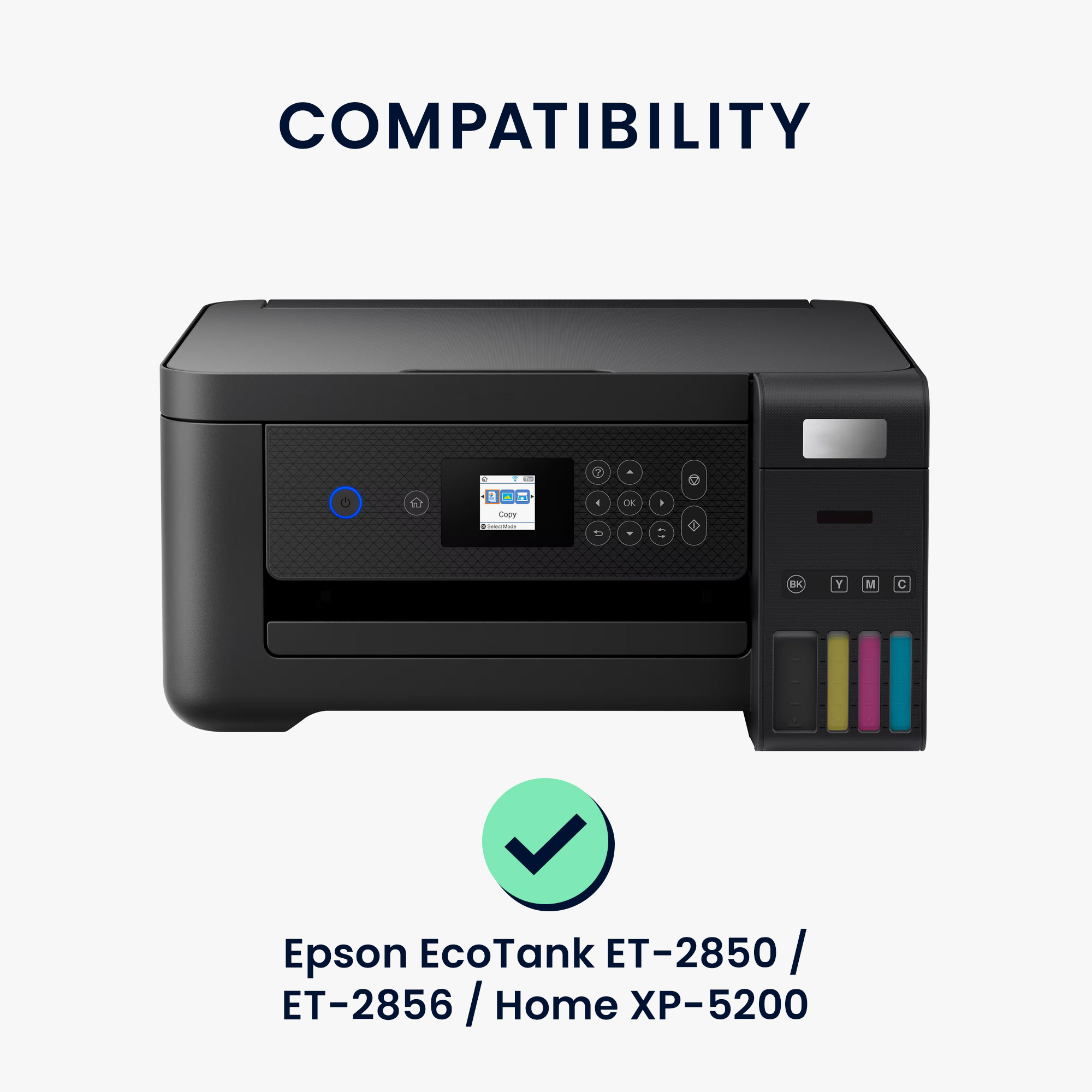 Ochranný obal na tiskárnu Epson EcoTank ET-2850 šedo-černé