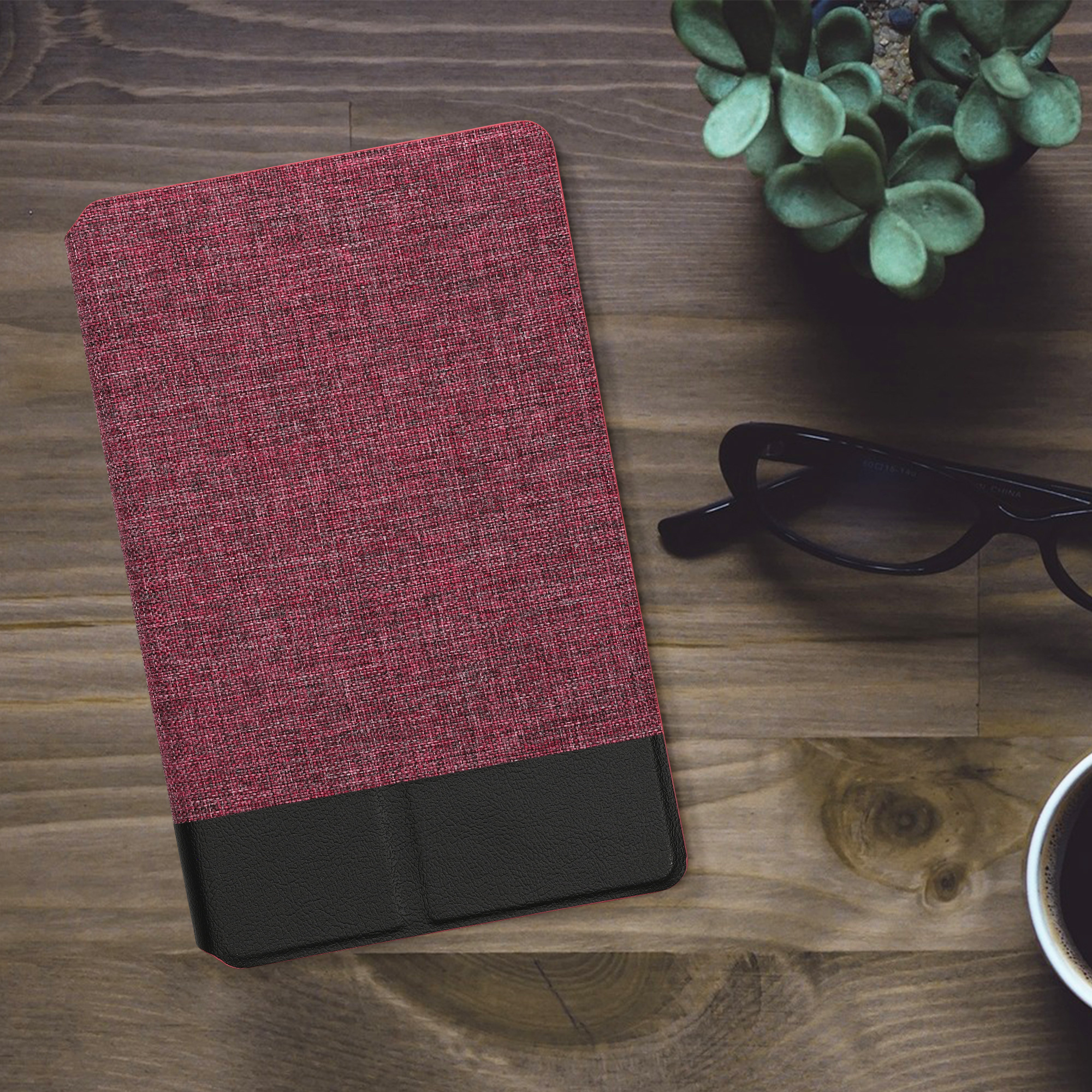 Pouzdro na tablet Lenovo Tab M8 (Gen 4) kwmobile - růžová / černá