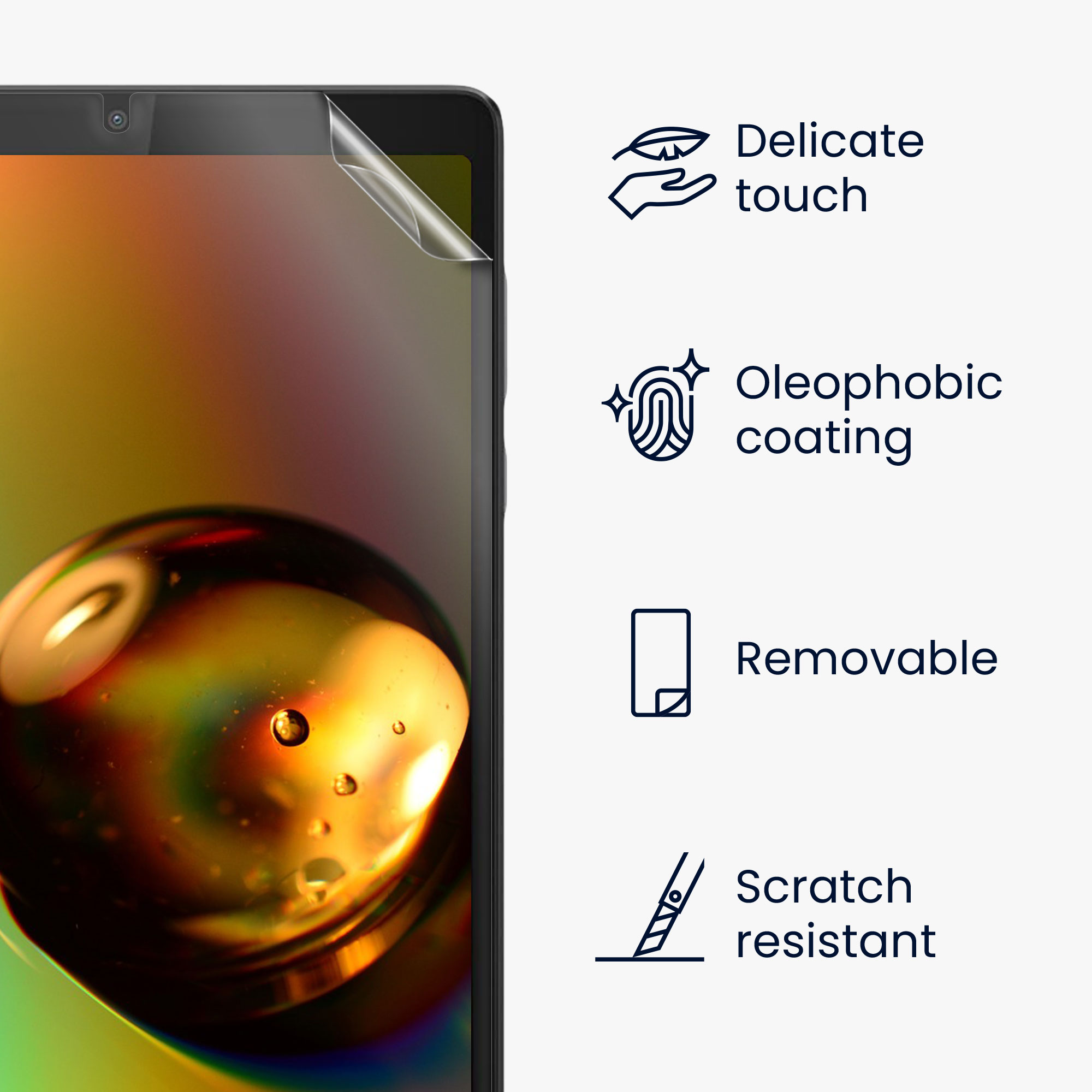 Ochranná fólie 2 ks Lenovo Tab M8 (Gen 4) kwmobile