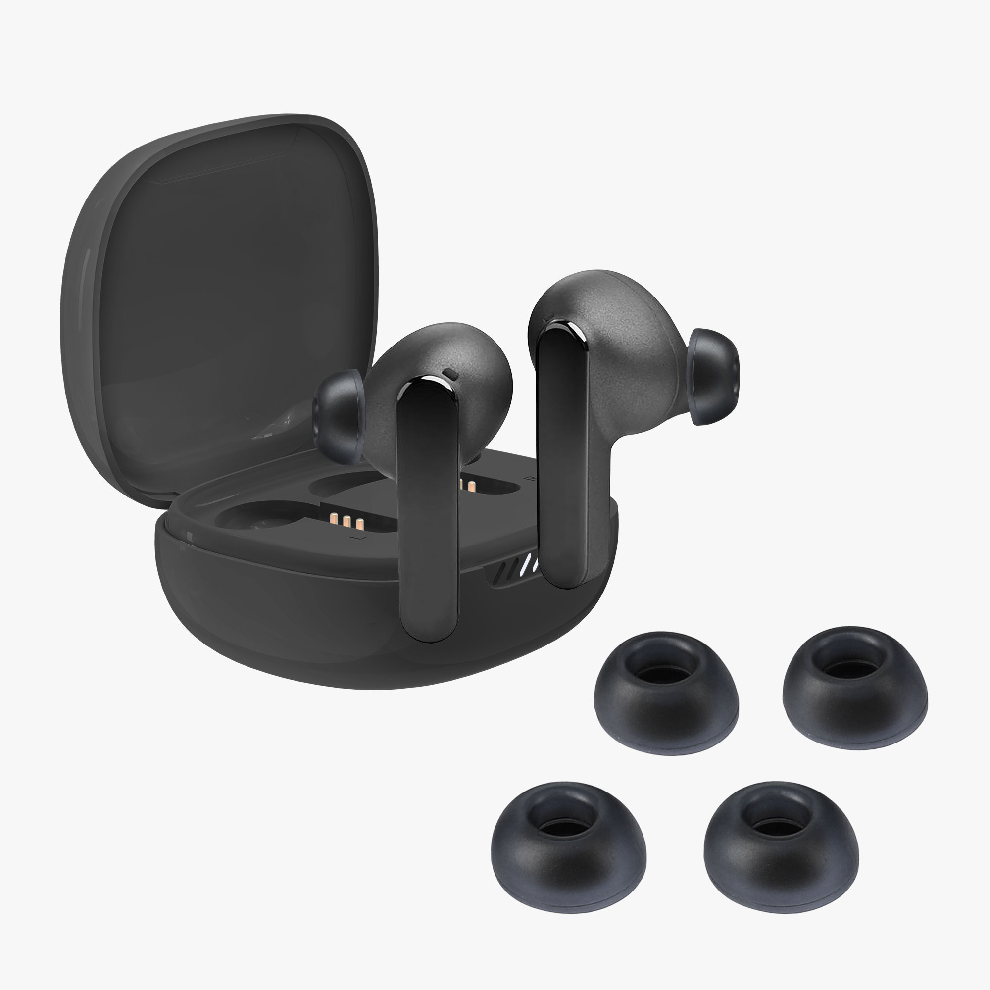 6x silikonové špuntíky do sluchátek pro JBL Live Pro 2 TWS kwmobile - modrá