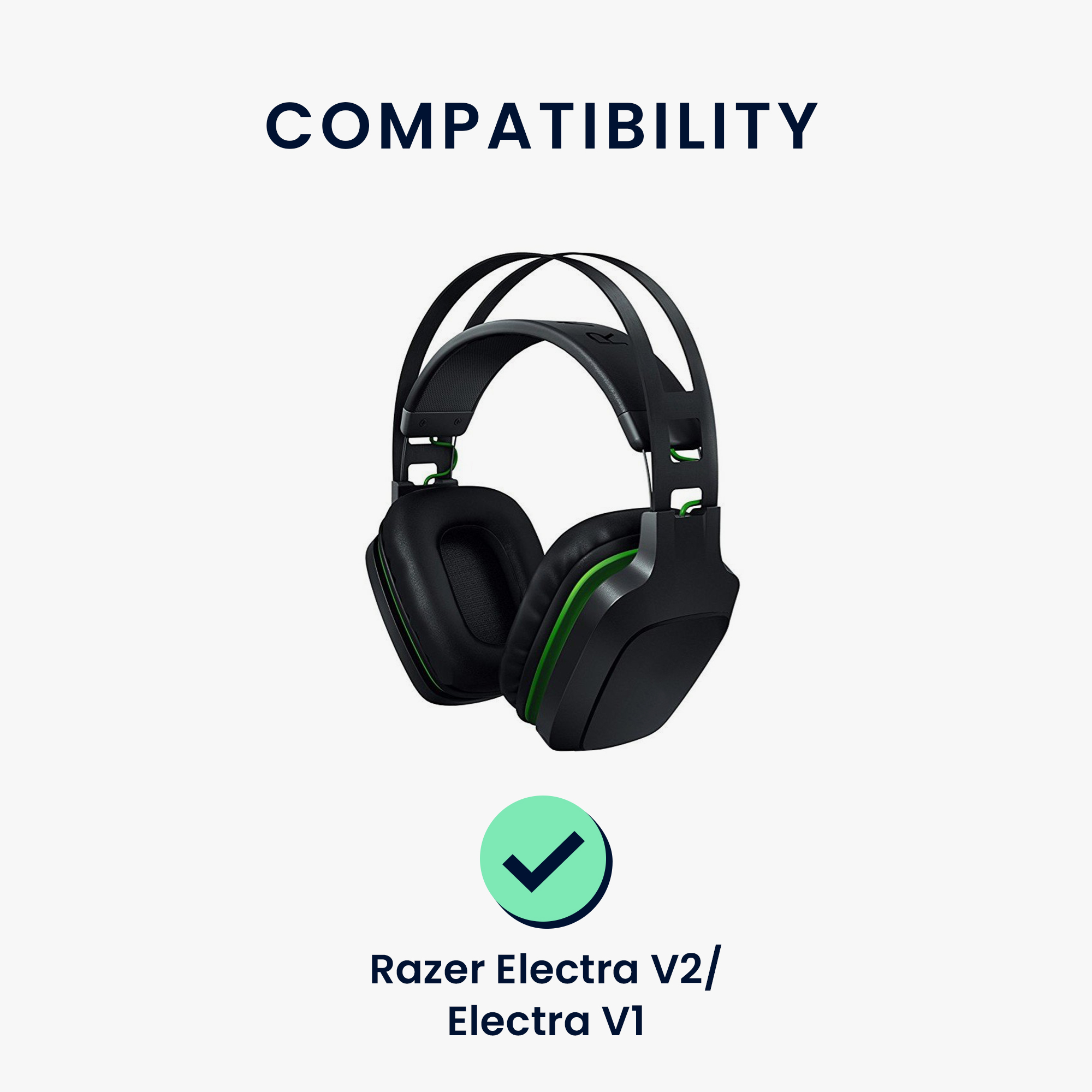 Náhradní mikrofon herní headset Razer Electra V2 / Electra V1 kwmobile černý
