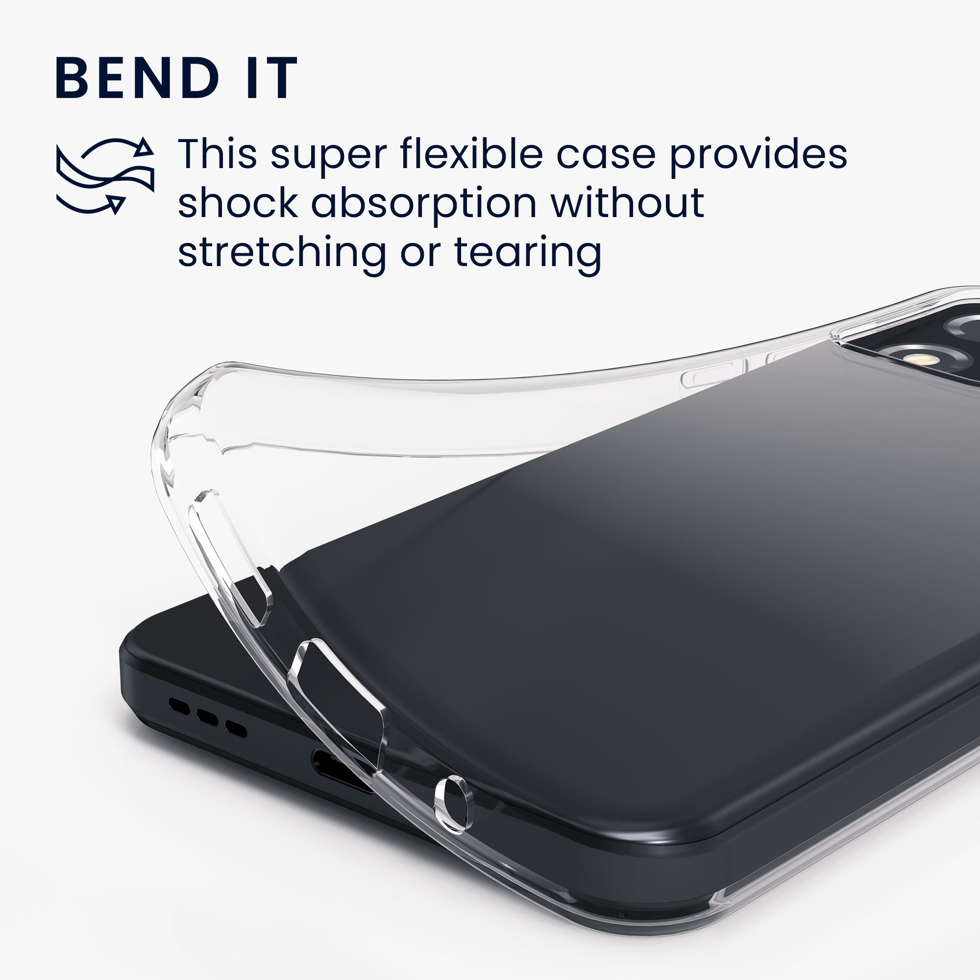 Pouzdro pro Motorola Moto E13 kwmobile tenké TPU - transparentní