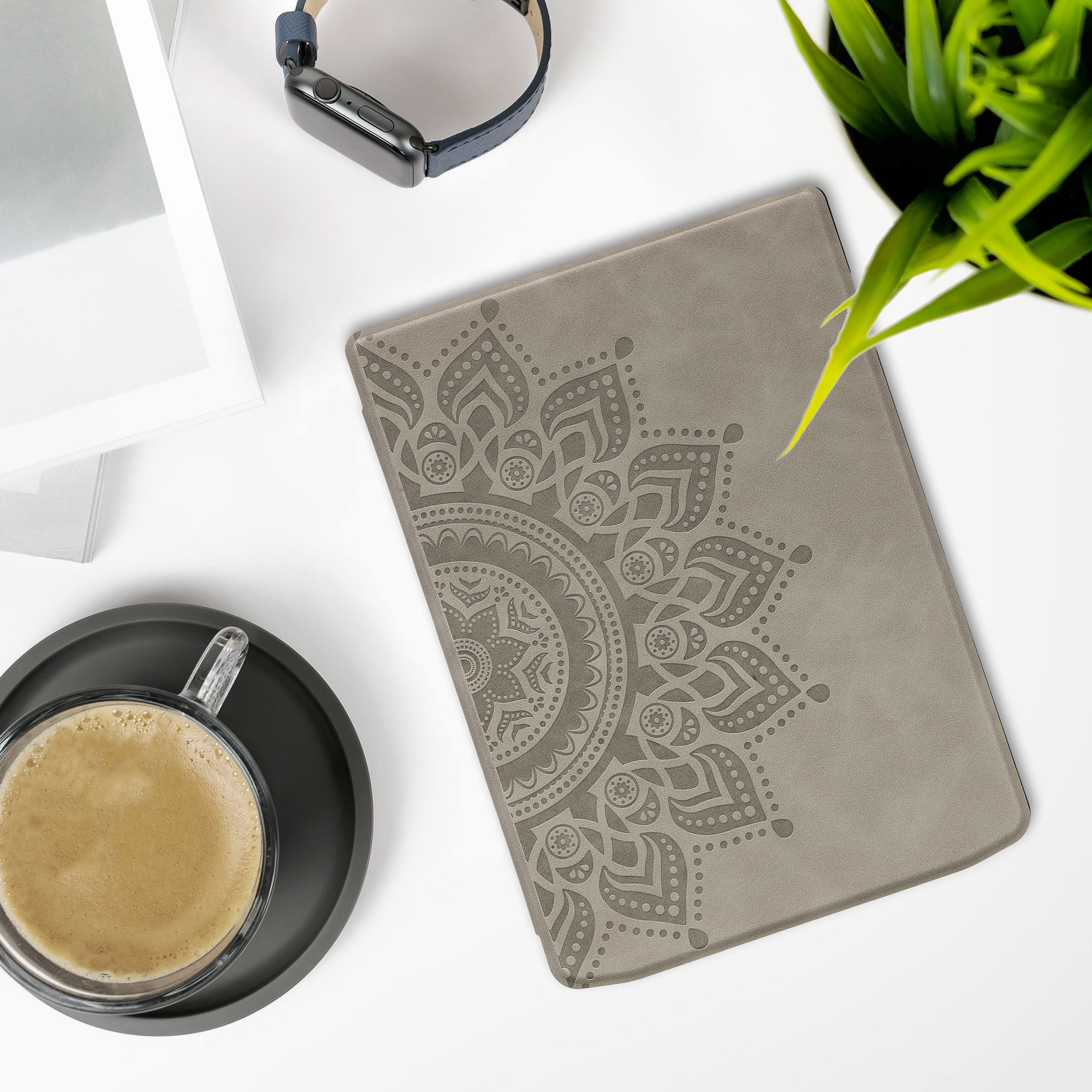 Pouzdro na čtečku kwmobile pro Pocketbook InkPad 4 / Color 3 / Color… - Rising Sun Grey
