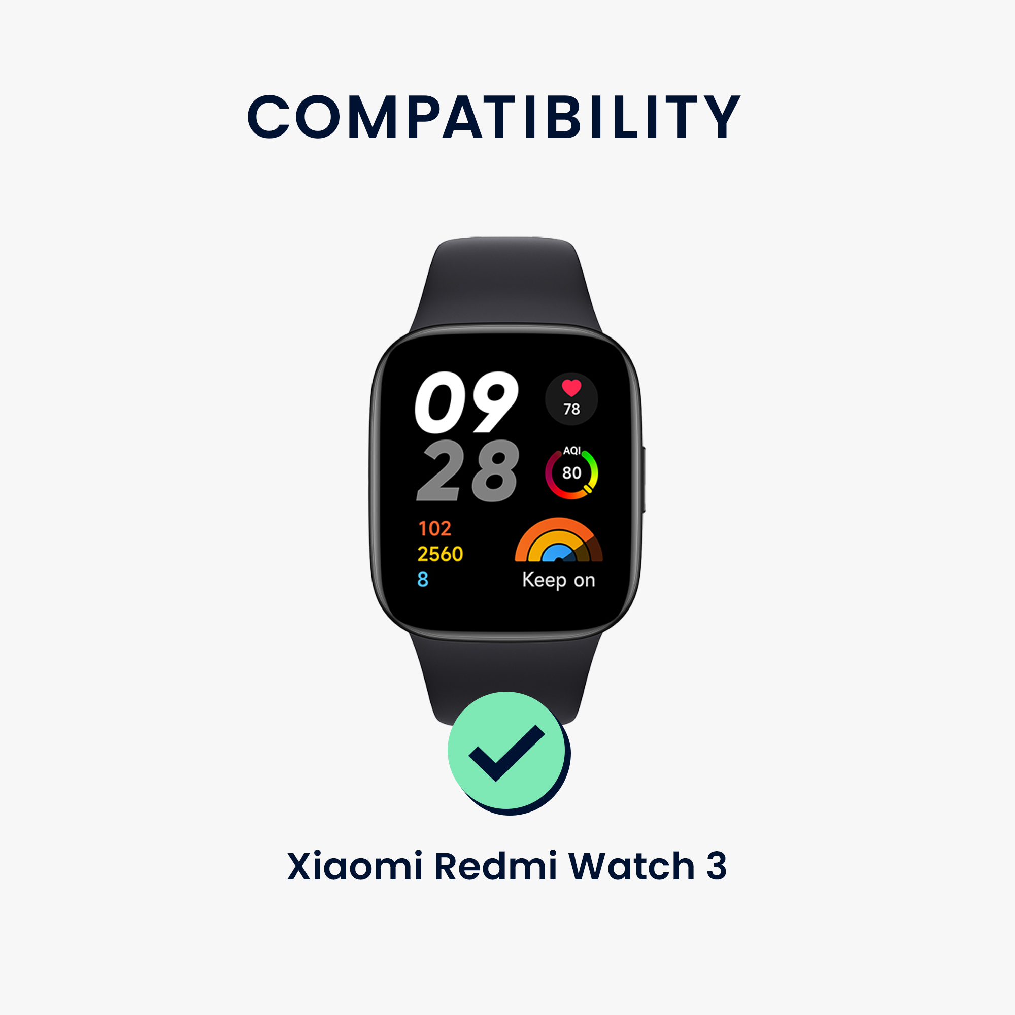 kwmobile adaptér pro řemínek Redmi Watch 3