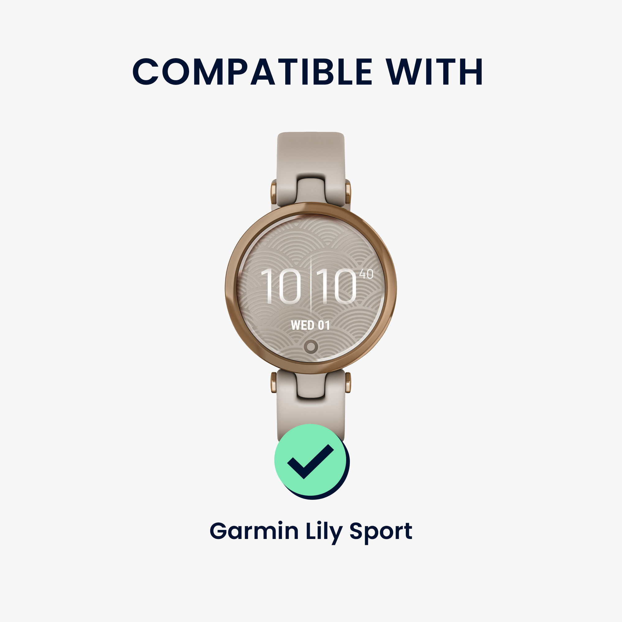 Řemínek kwmobile pro Garmin Lily Sport, červená