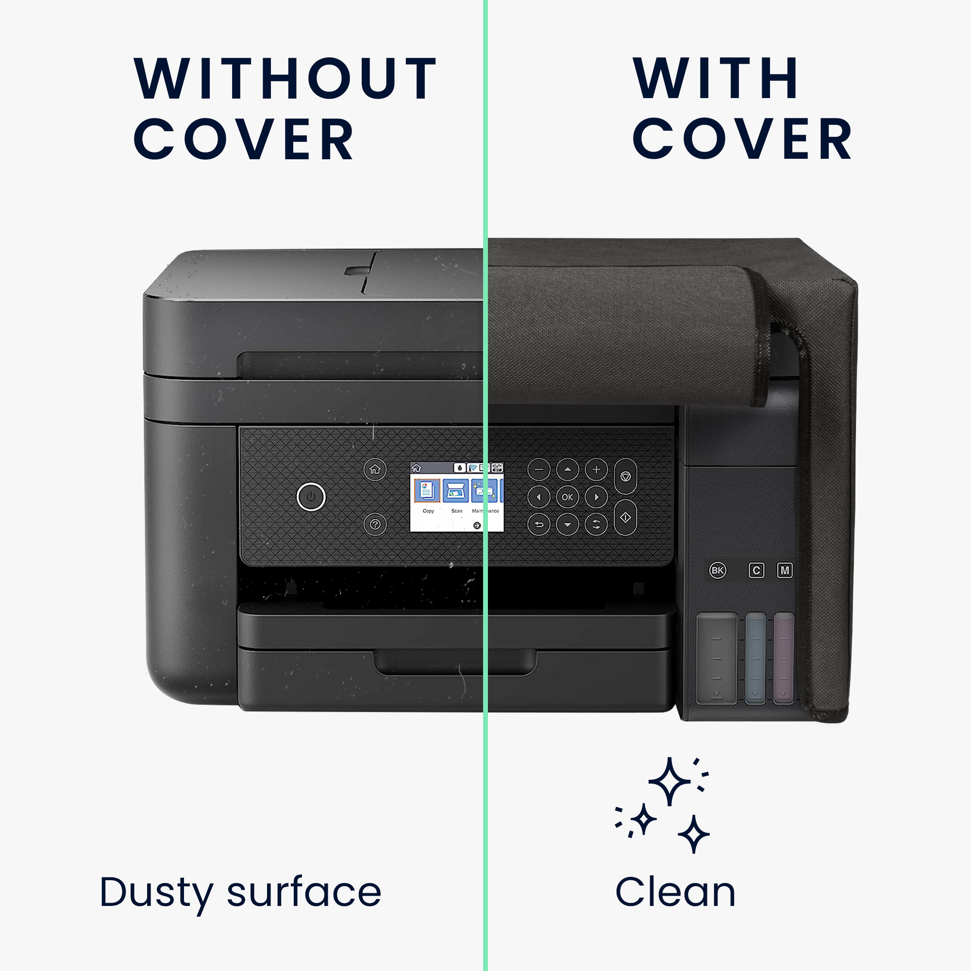 Ochranný obal na tiskárnu Epson Eco Tank ET-3850 tmavě šedé