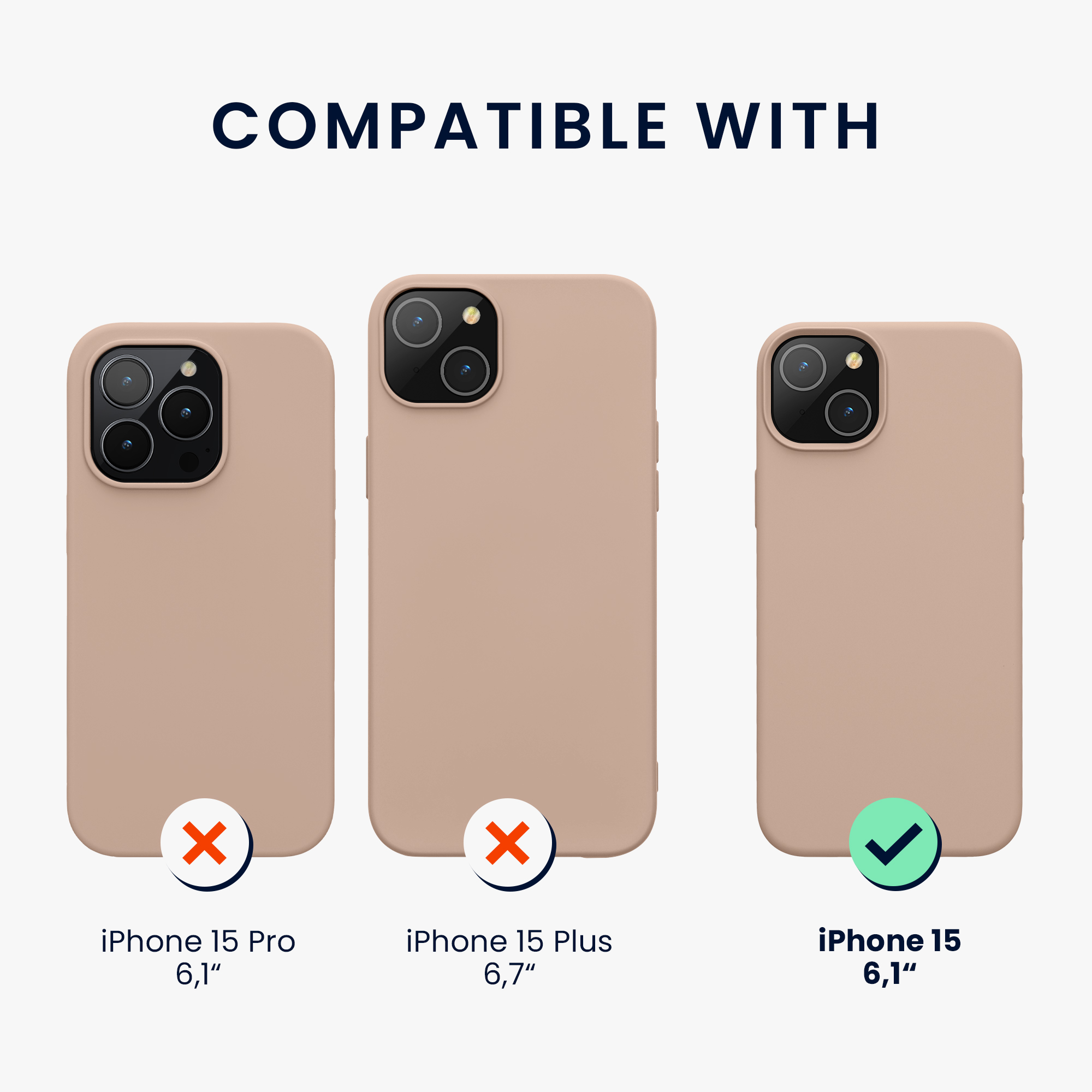 Kryt kwmobile TPU silikonový iPhone 15 růžová
