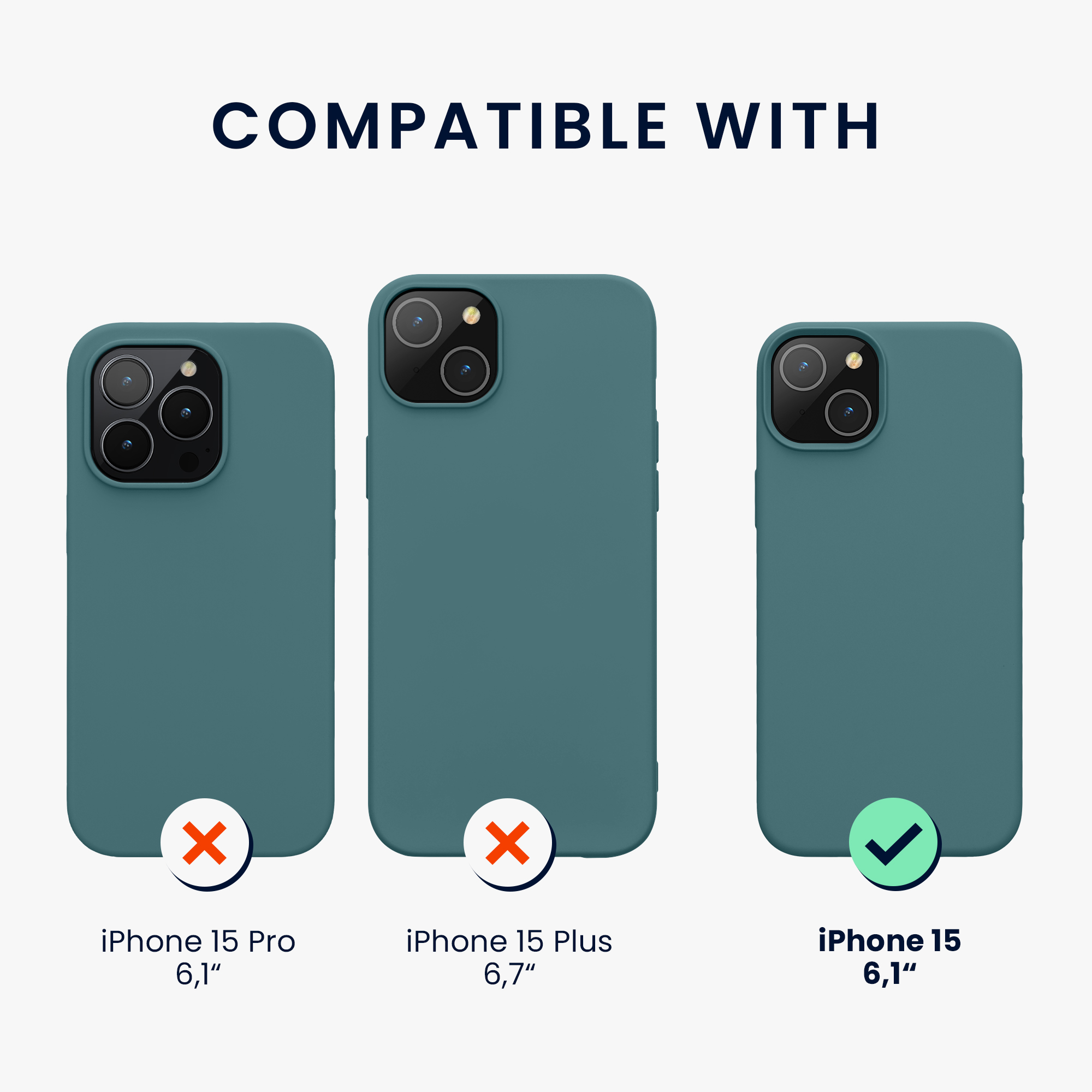 Kryt kwmobile TPU silikonový iPhone 15 Antique Stone
