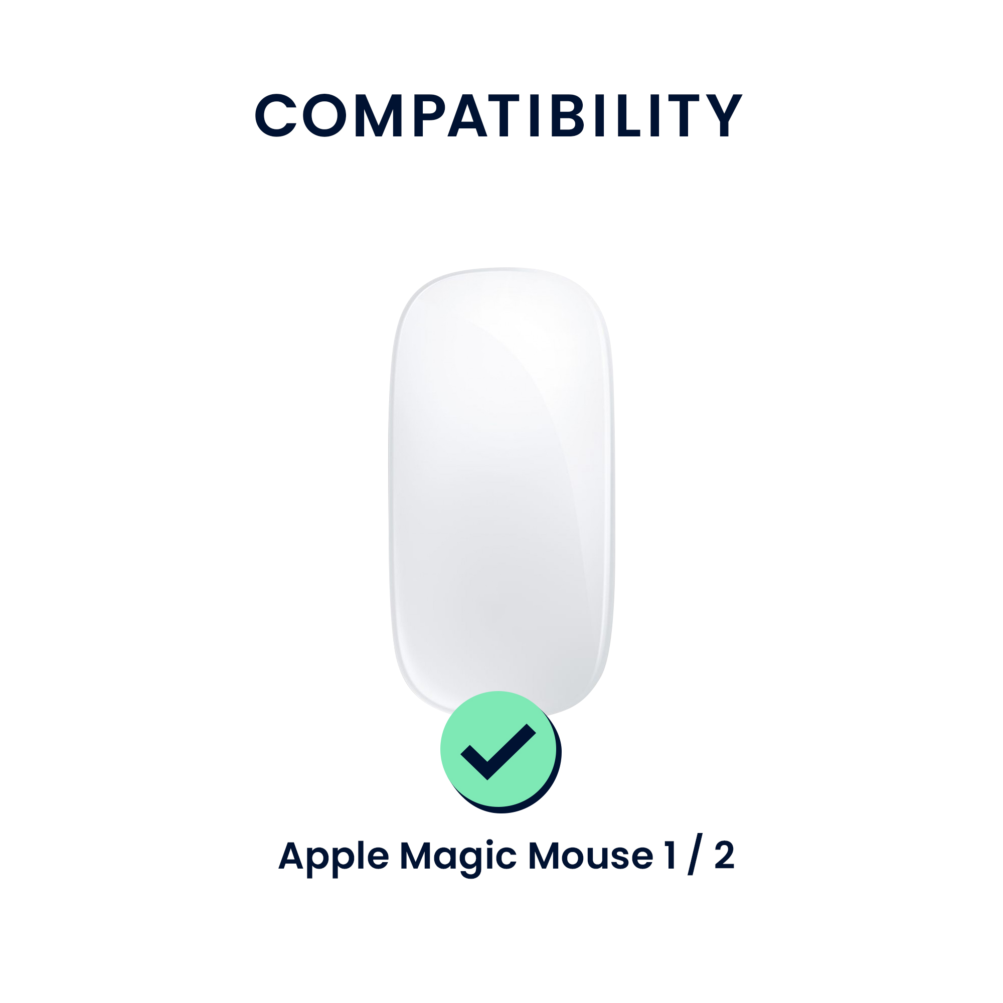 Pouzdro na myš - Apple Magic Mouse 1/2 Cover - kwmobile - růžová