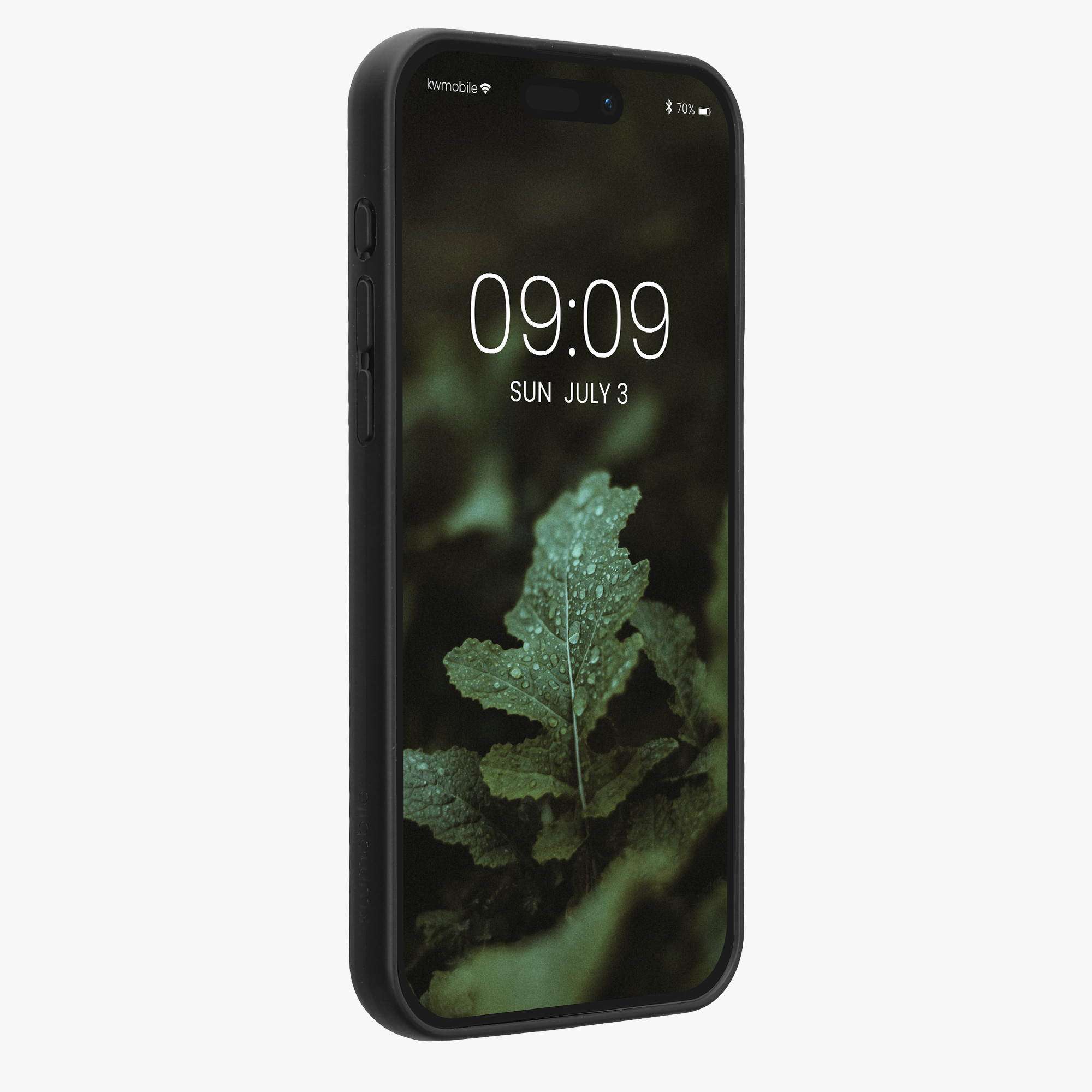 Pouzdro z pravého dřeva pro iPhone 15 Pro Max kwmobile dřevěné - hnědá