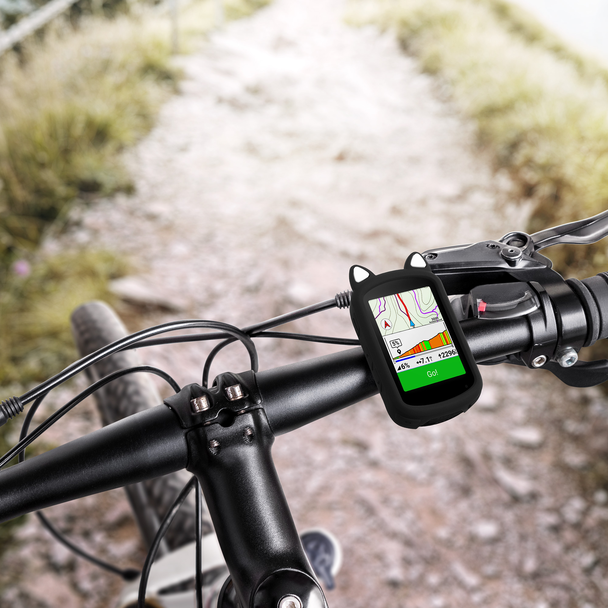 Pouzdro pro Garmin Edge 840 / Edge 540 kwmobile silikonové - silikonový obal na GPS