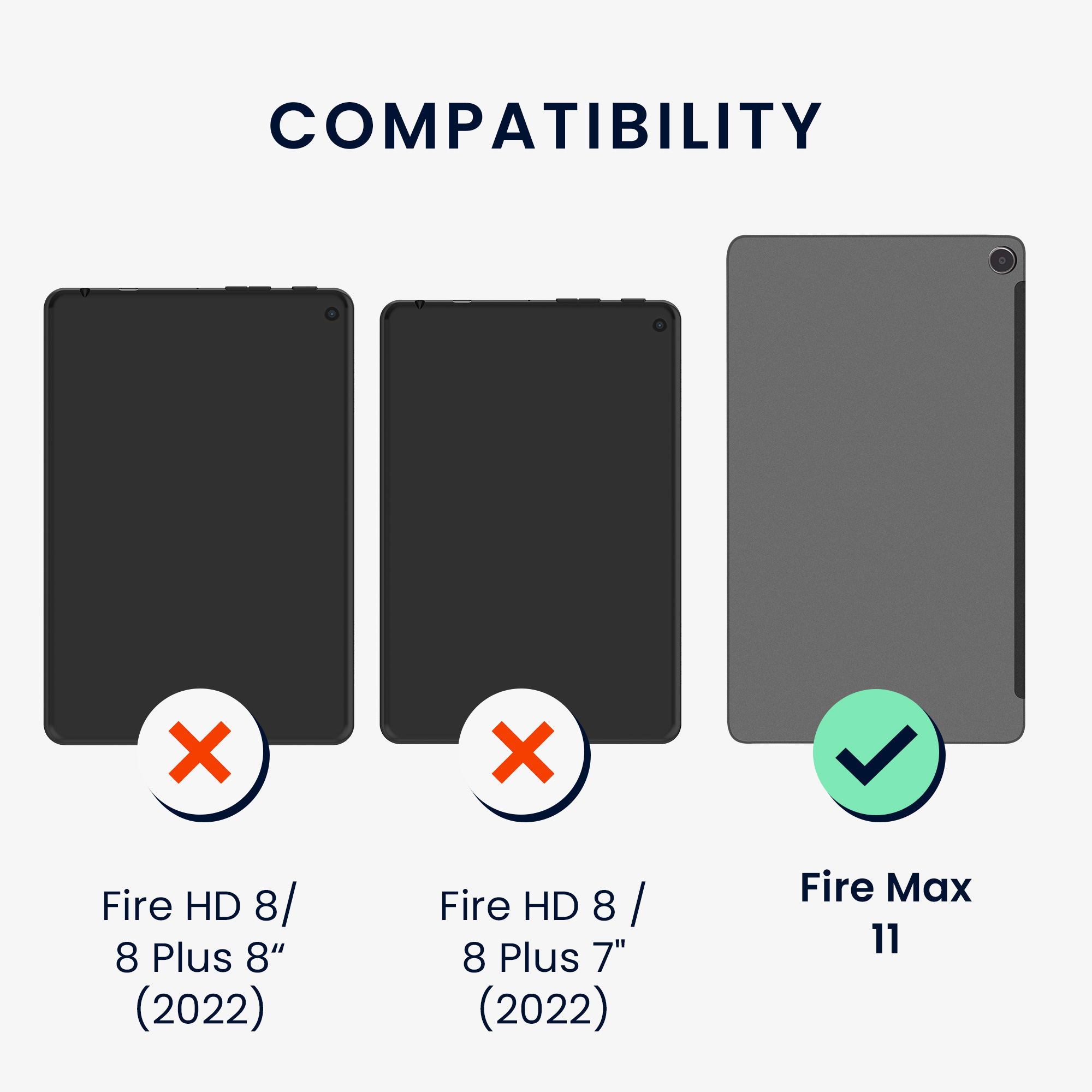Průhledný TPU kryt tablet Amazon Fire Max 11 kwmobile transparentní