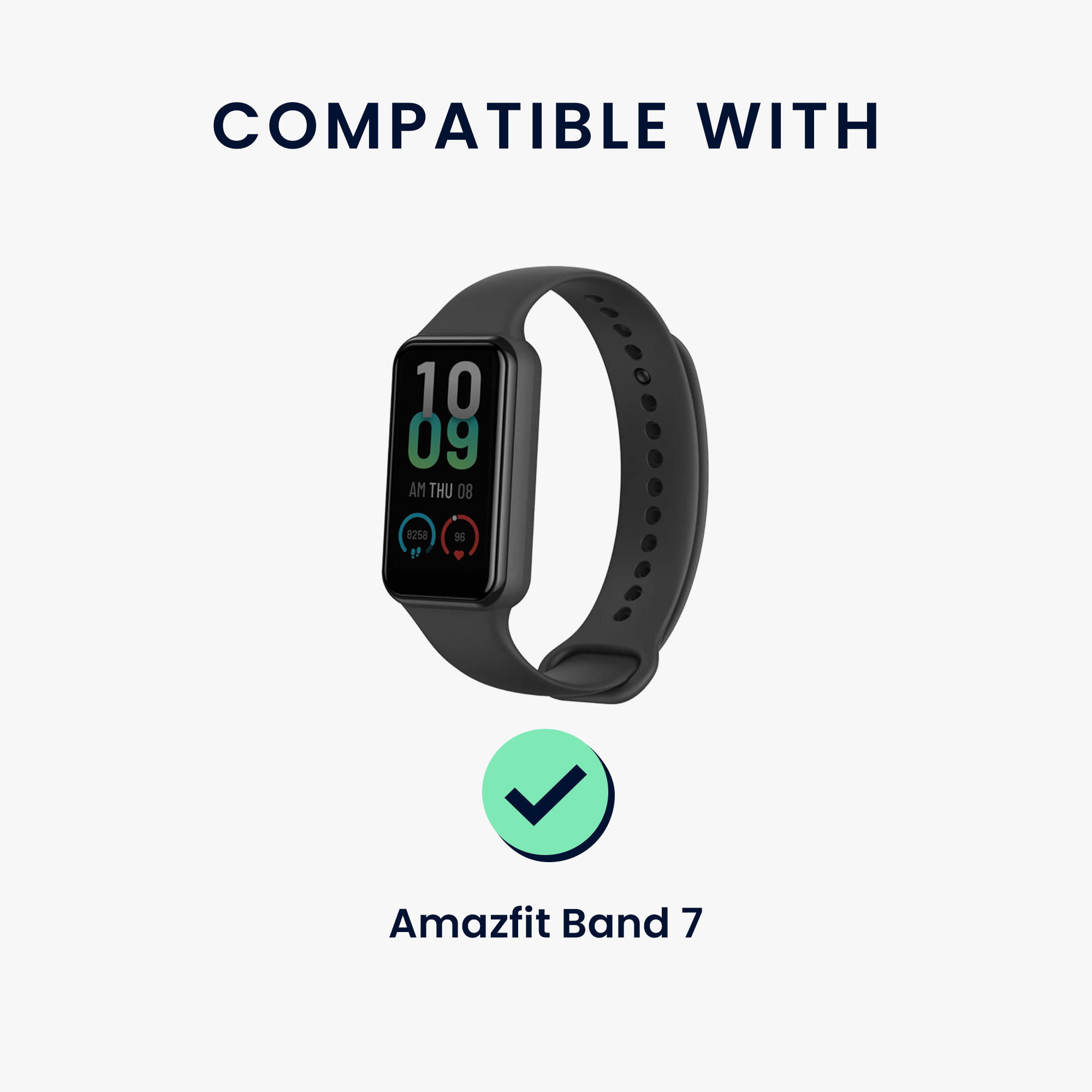Nabíjecí kabel pro Amazfit Band 7 kwmobile - černá
