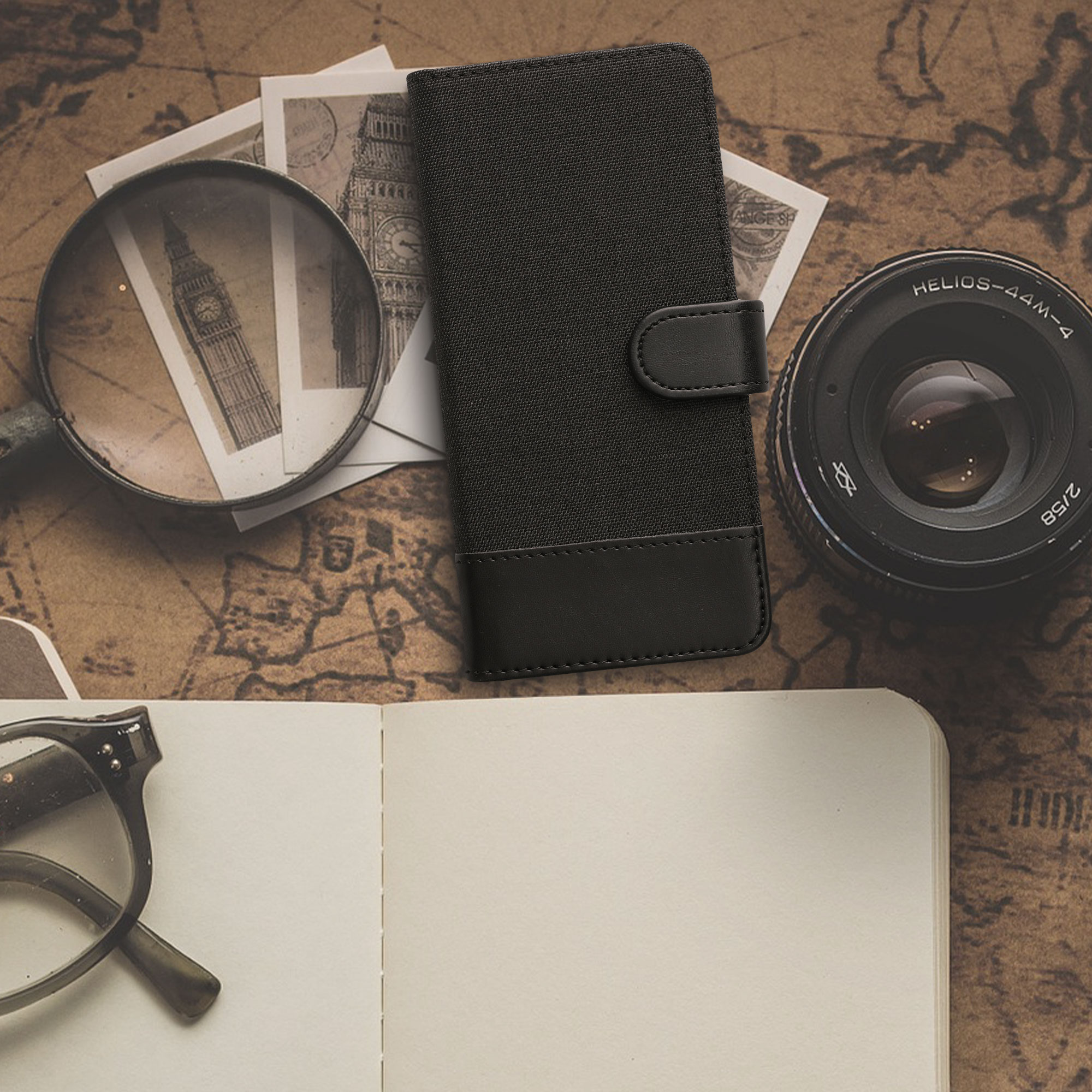 TPU kryt kwmobile Google Pixel 7a - Anthracite / Black