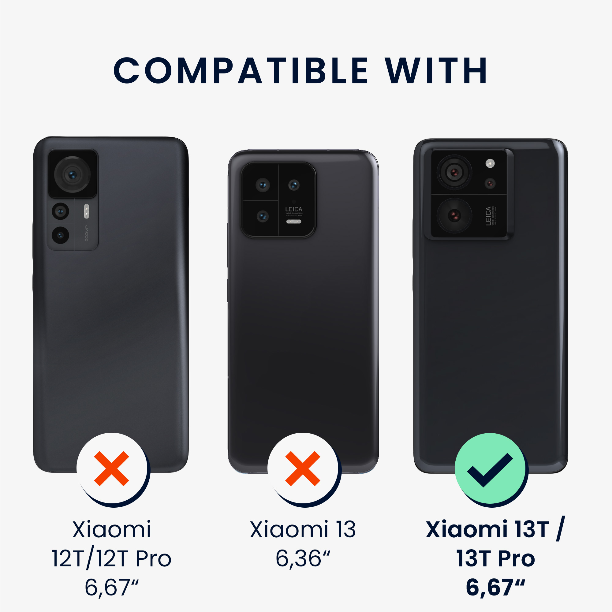 Privacy fólie Xiaomi 13T / 13T Pro kwmobile ochrana soukromí