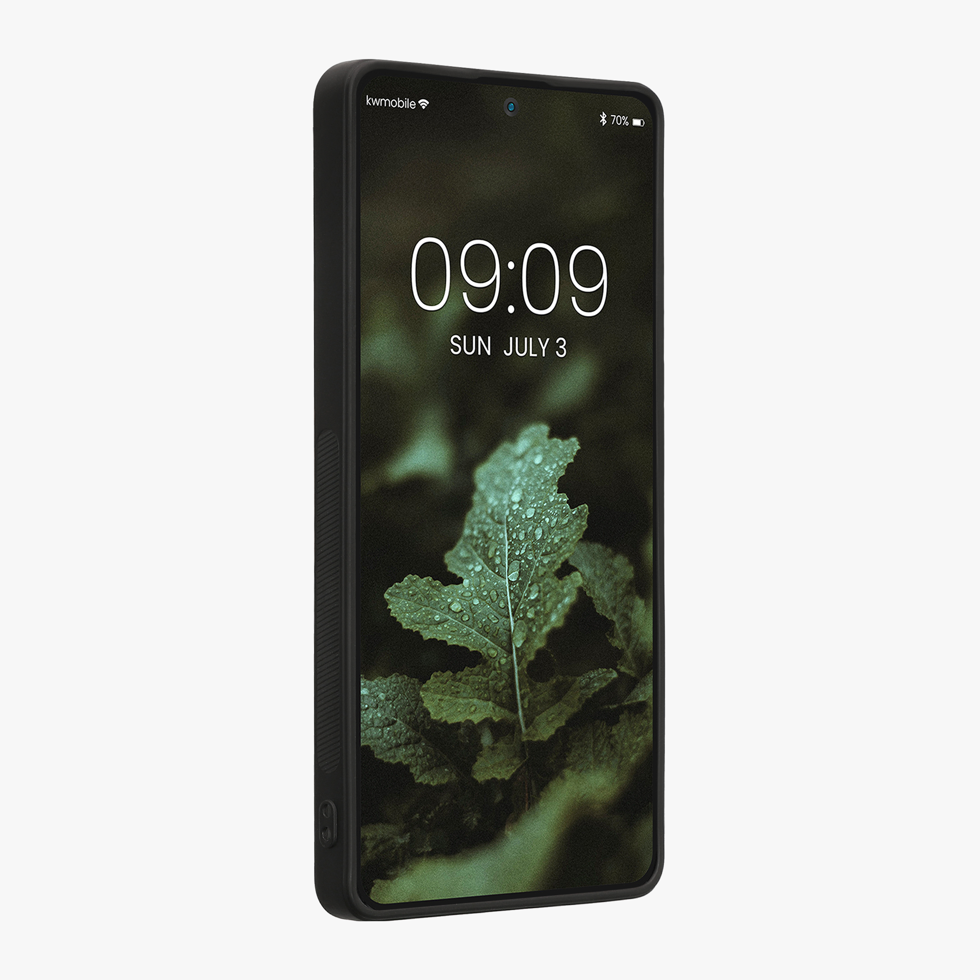 Dřevěný kryt Xiaomi Redmi Note 13 Pro 4G TPU nárazník hnědá kwmobile