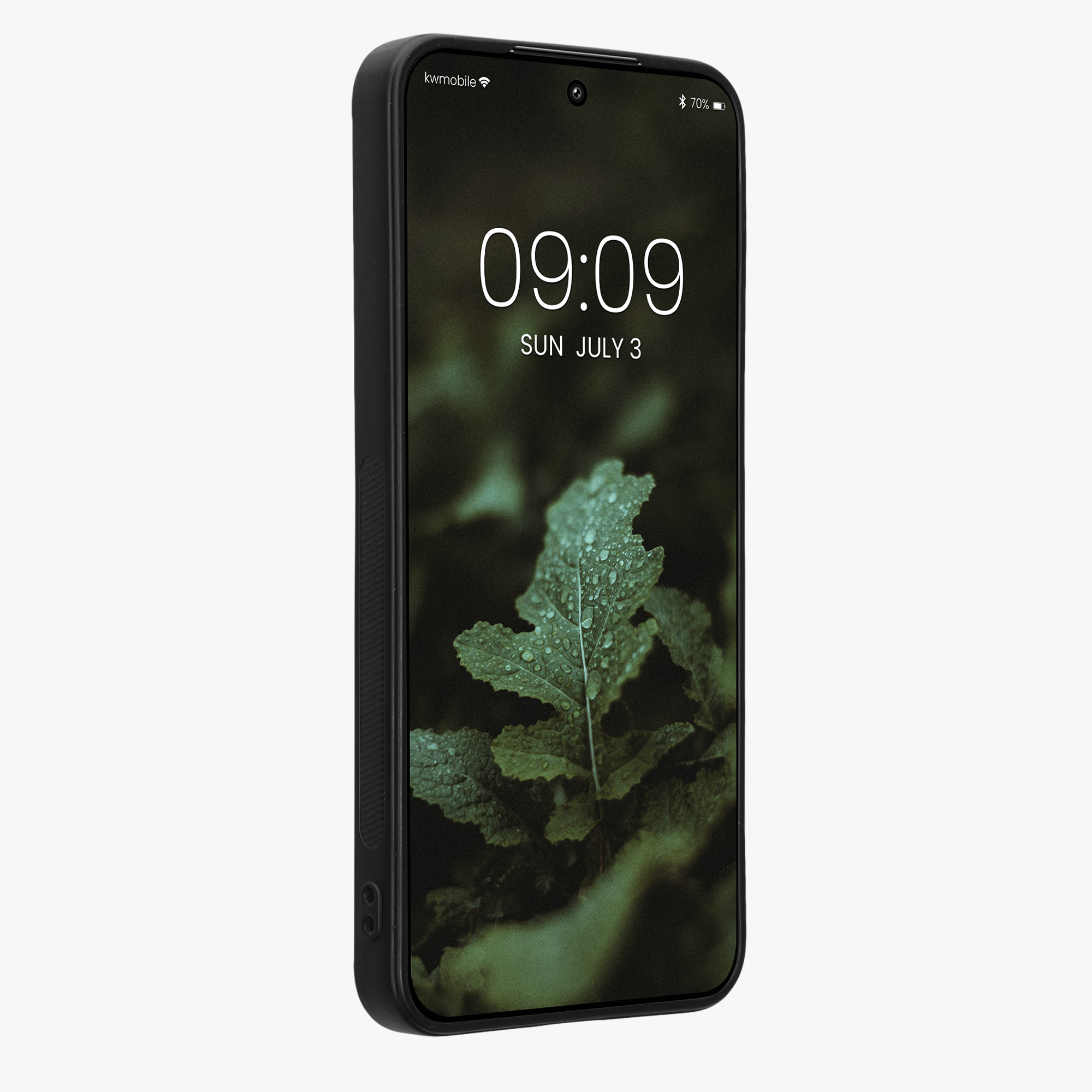 Dřevěné pouzdro pro Xiaomi 14 5G kwmobile - tvrdý obal hnědá