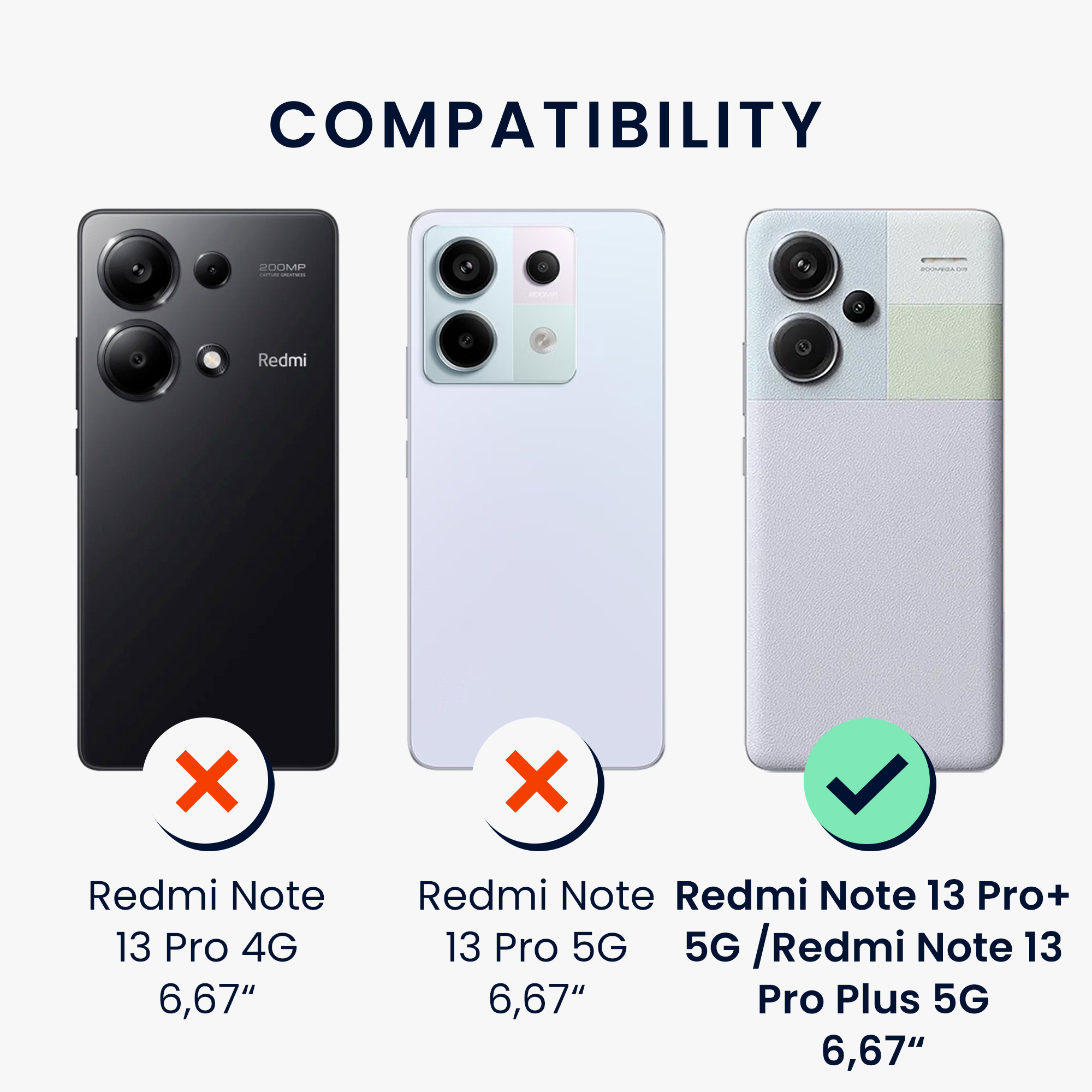 Kryt Xiaomi Redmi Note 13 Pro+ 5G silikonový TPU karibská modrá kwmobile