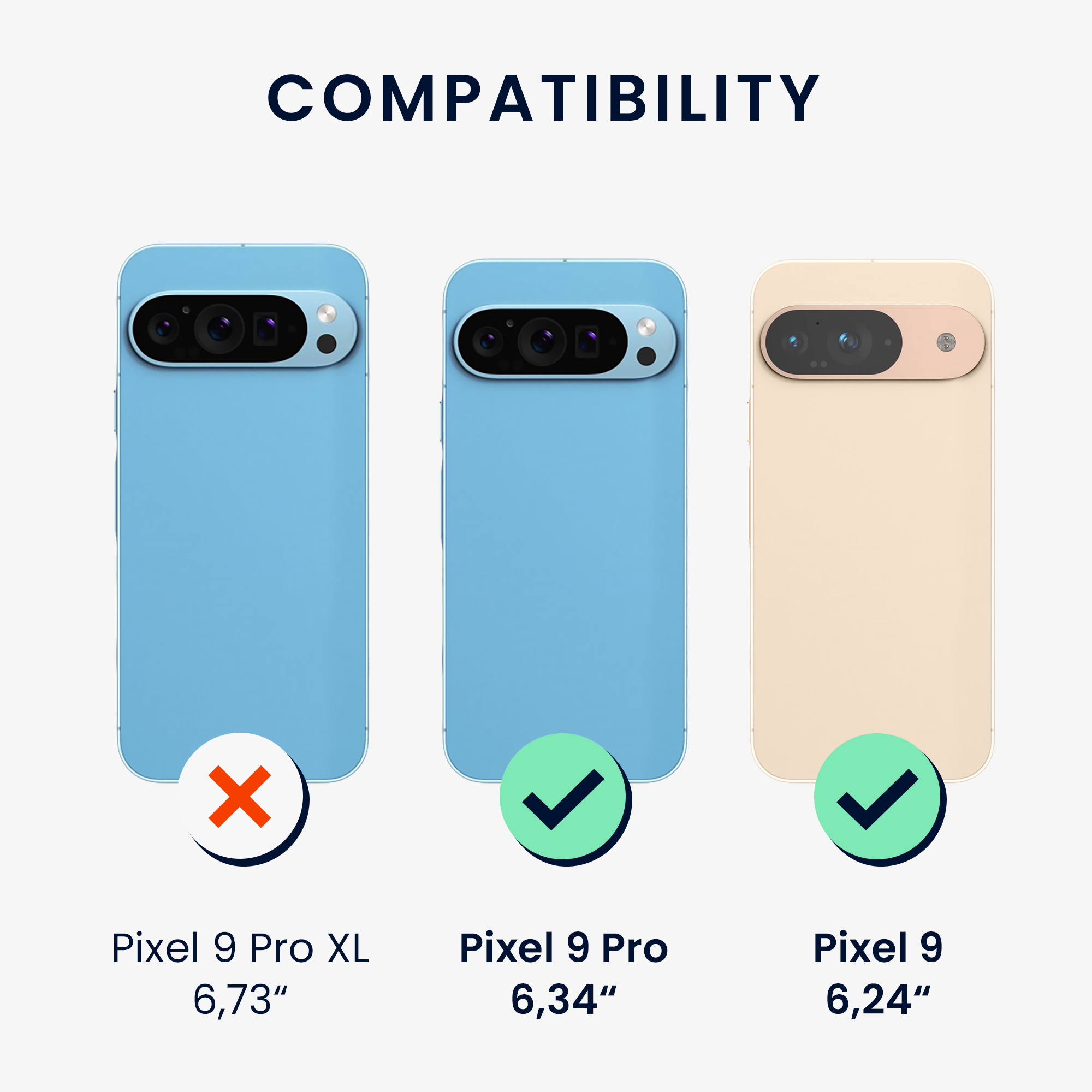 Crossbody kryt na mobil kwmobile Crossbody Case pro Google Pixel 9 / Pixel 9 Pro - transparentní