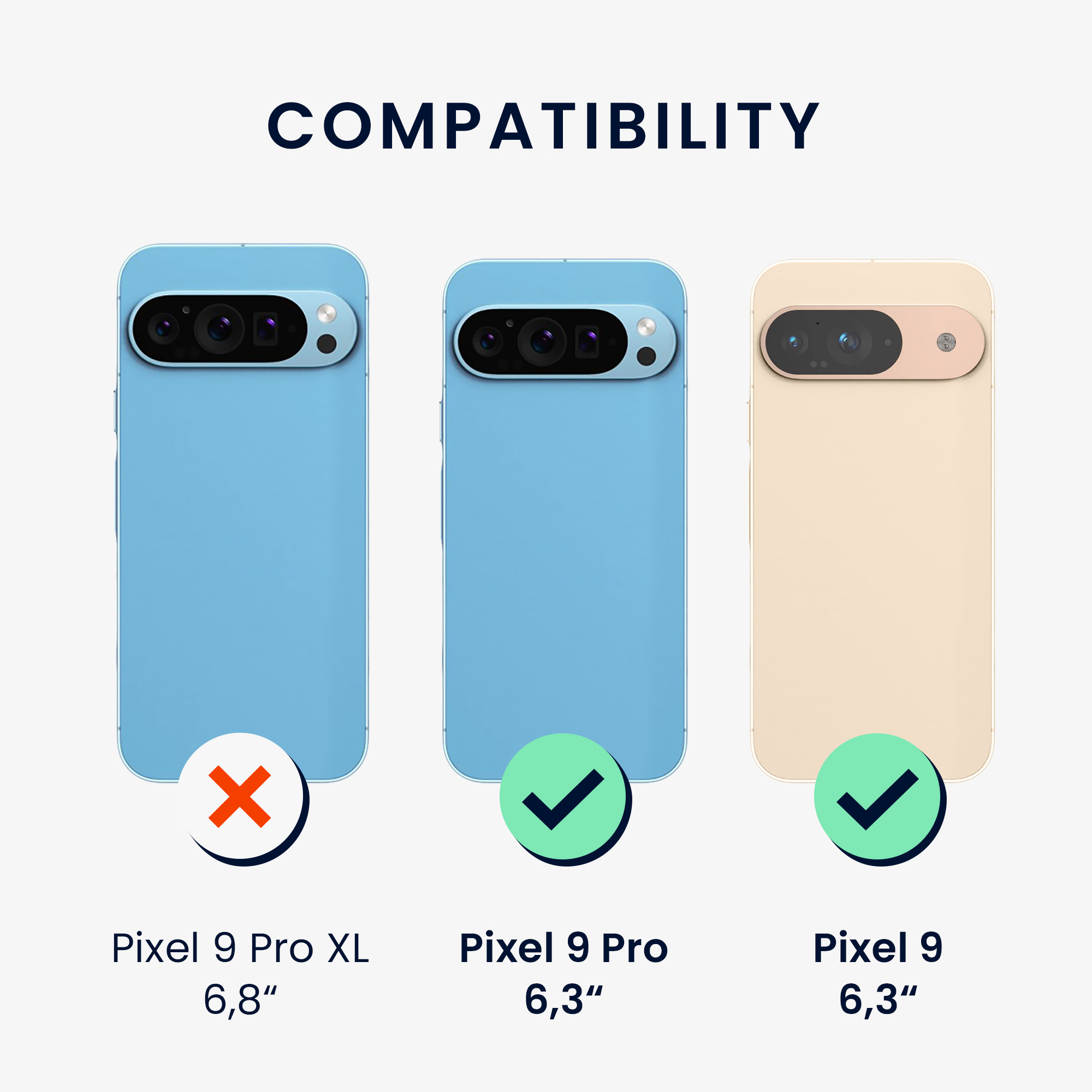 Crossbody kryt na mobil kwmobile Crossbody Case pro Google Pixel 9 / Pixel 9 Pro - transparentní
