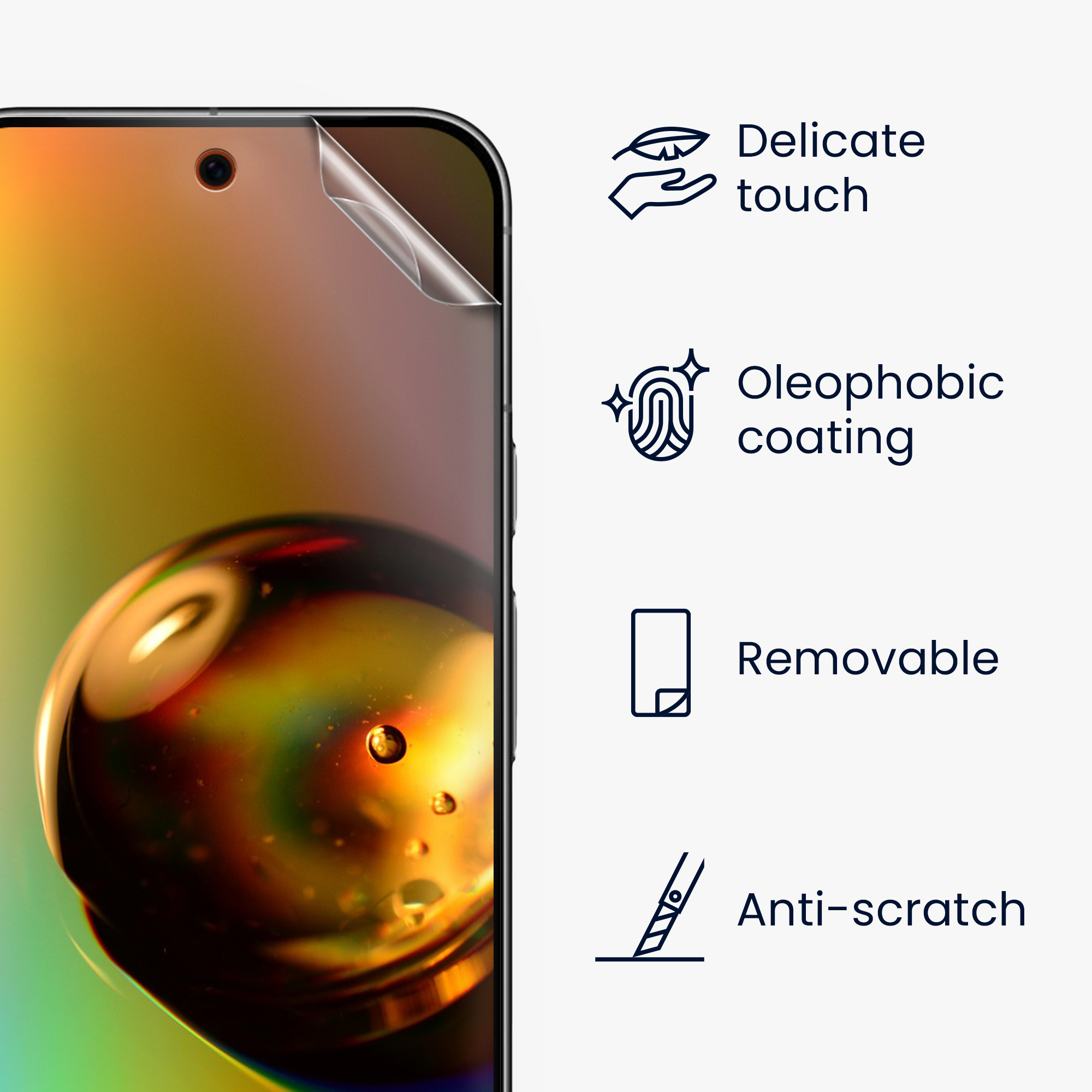 Ochranná fólie kwmobile pro Google Pixel 10 / Pixel 10 Pro - transparentní