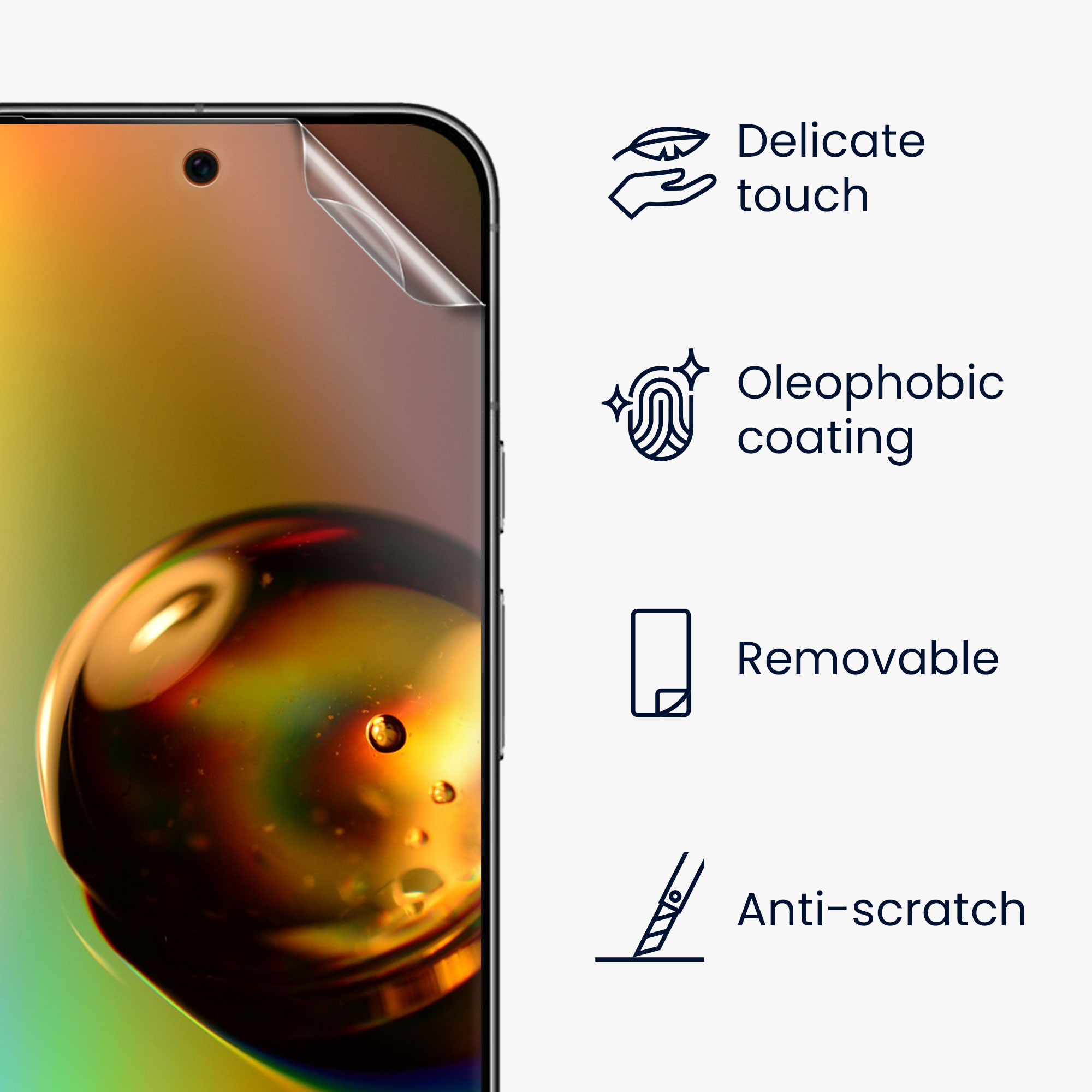 Ochranná fólie kwmobile pro Google Pixel 10 Pro XL - transparentní