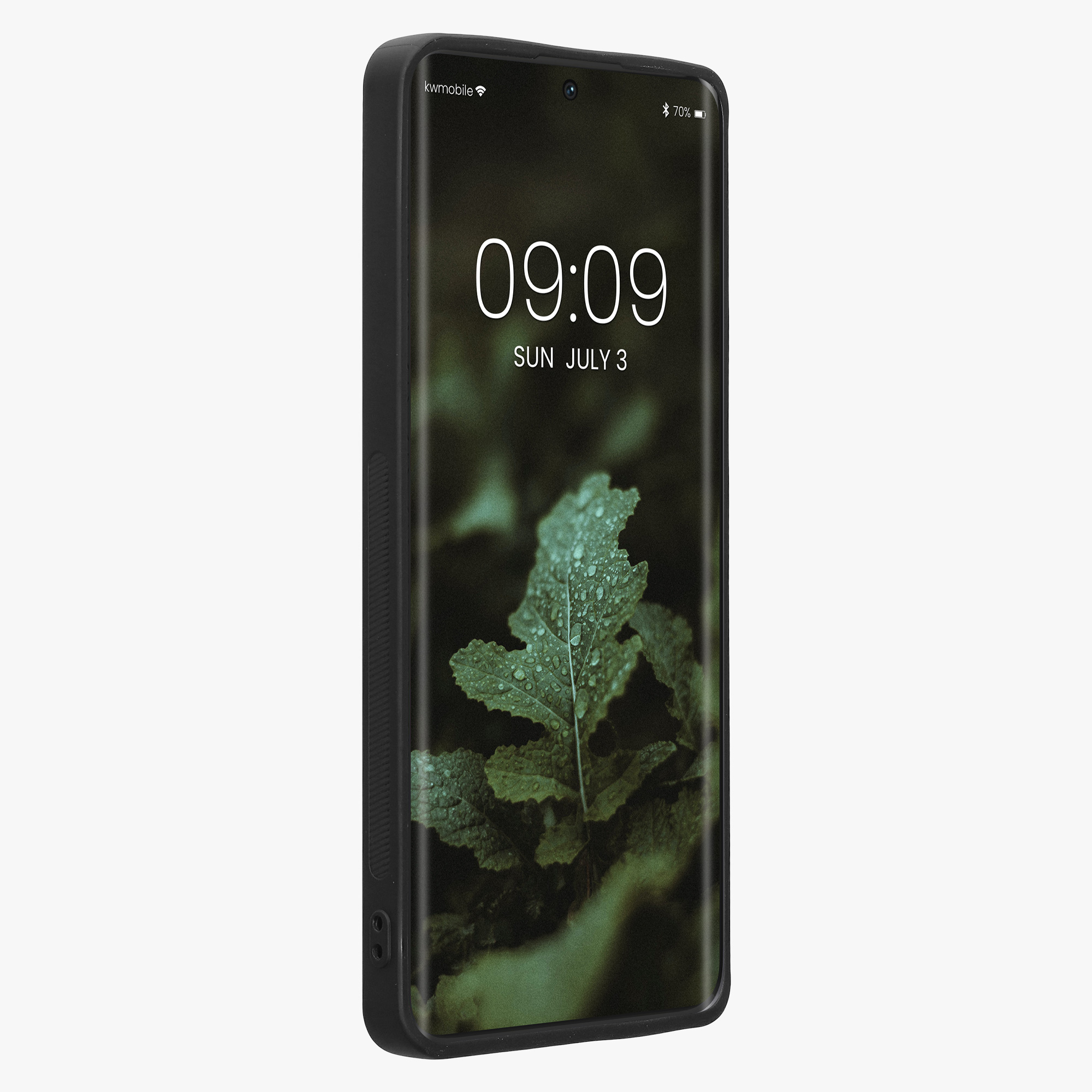 Dřevěný kryt Xiaomi Redmi Note 14 Pro 5G TPU nárazník hnědá kwmobile