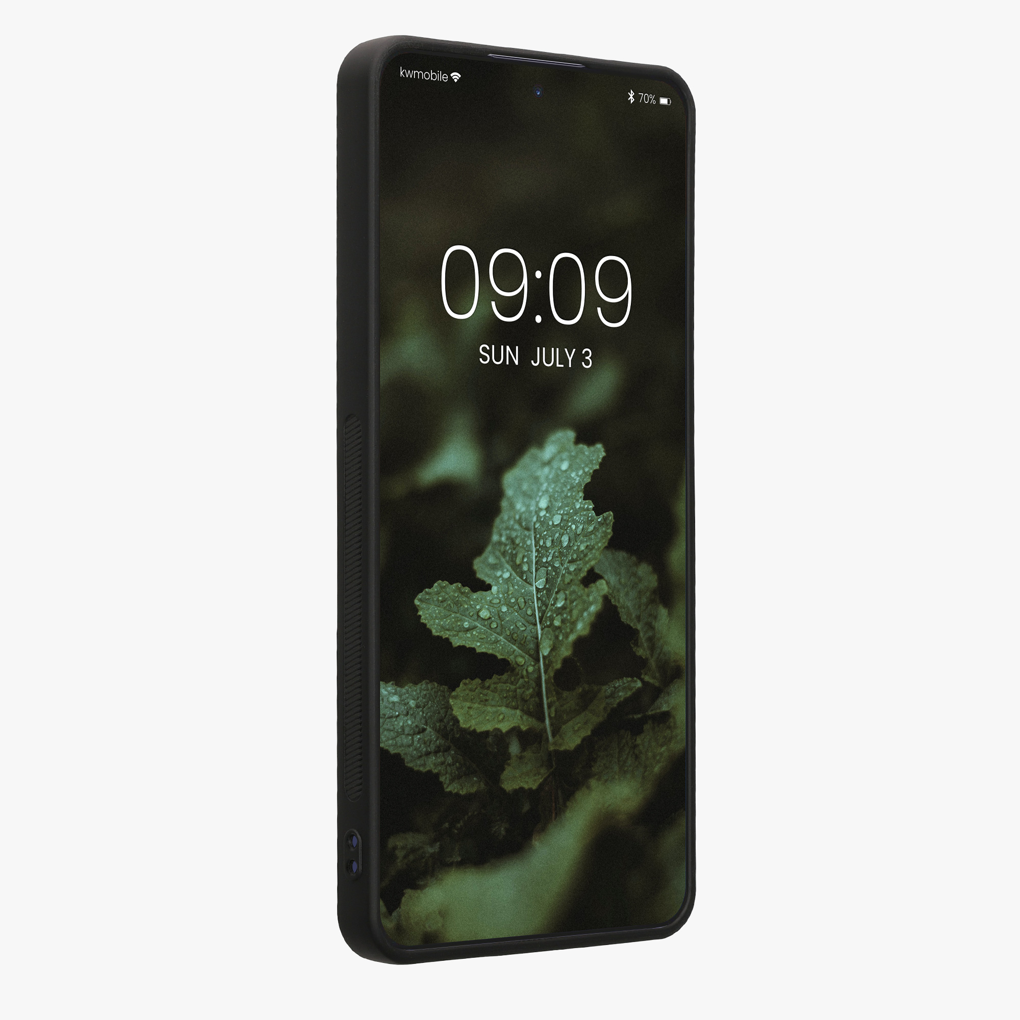 Dřevěné pouzdro pro Xiaomi Redmi Note 14 5G (není pro verzi 4G) kwmobile - tvrdý obal vintage hnědá / hnědá