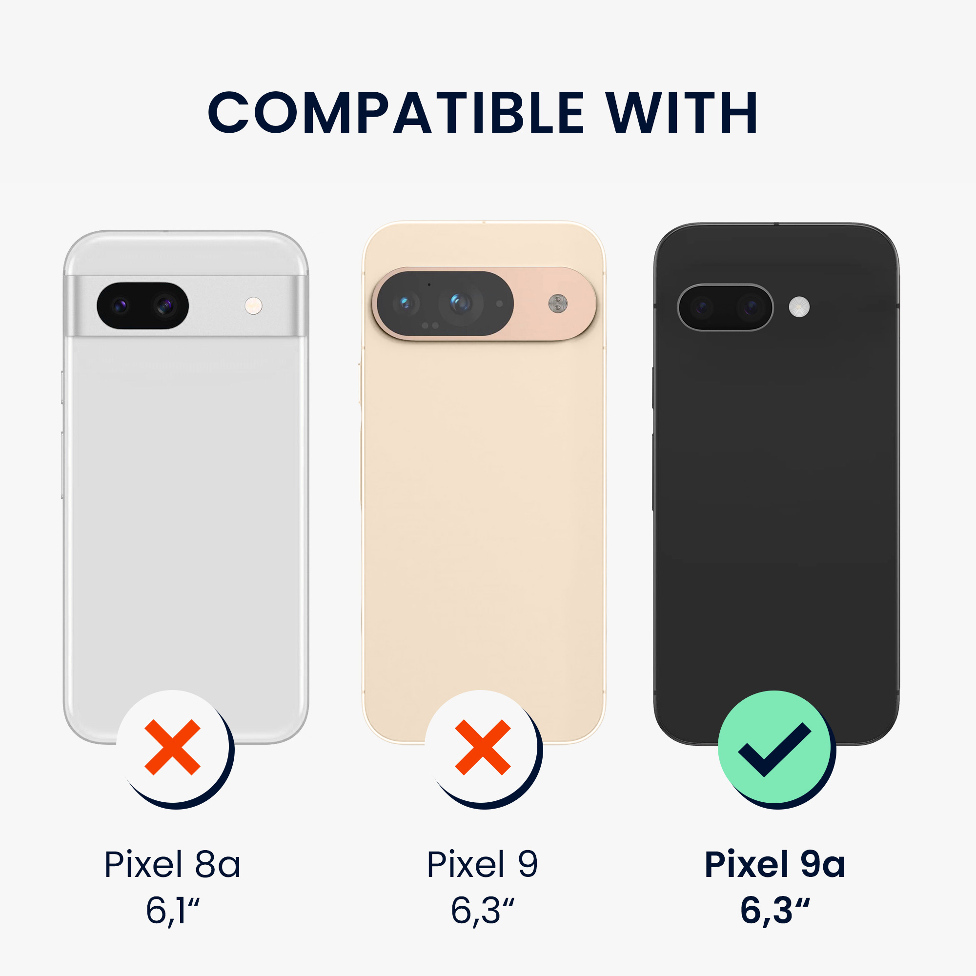 MagSafe kryt kwmobile pro Google Pixel 9a - černá