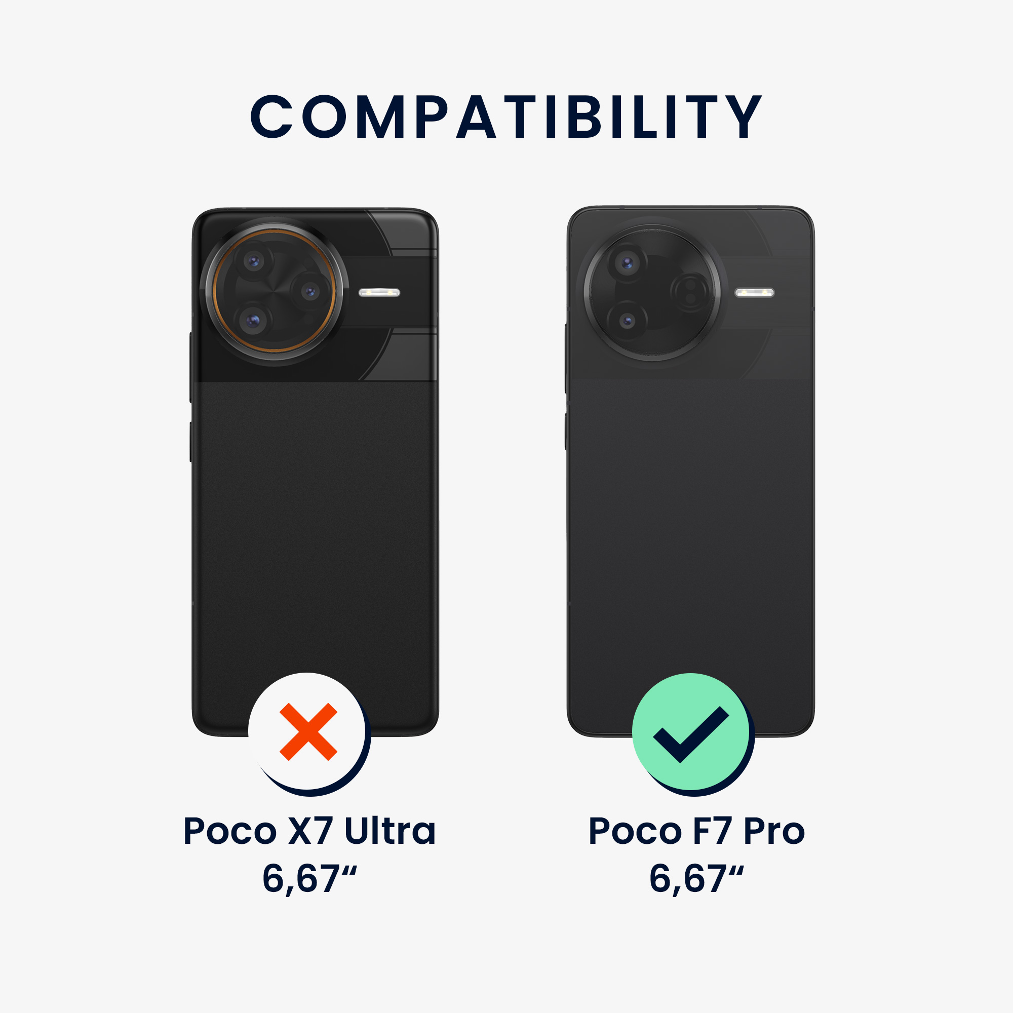 Kryt Xiaomi Poco F7 Pro silikonový TPU zářivě žlutá kwmobile