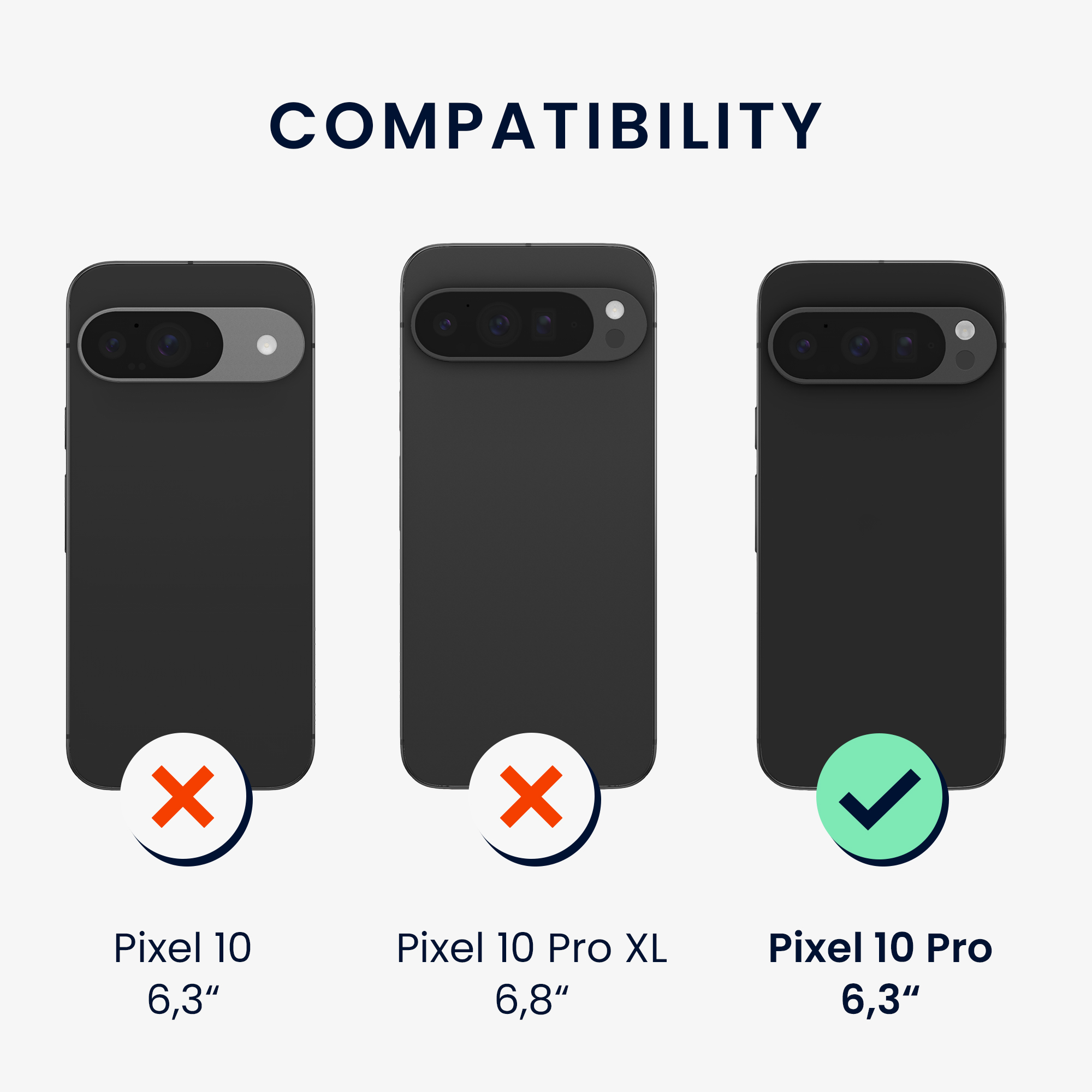 Silikonový kryt kwmobile pro Google Pixel 10 Pro - matná černá